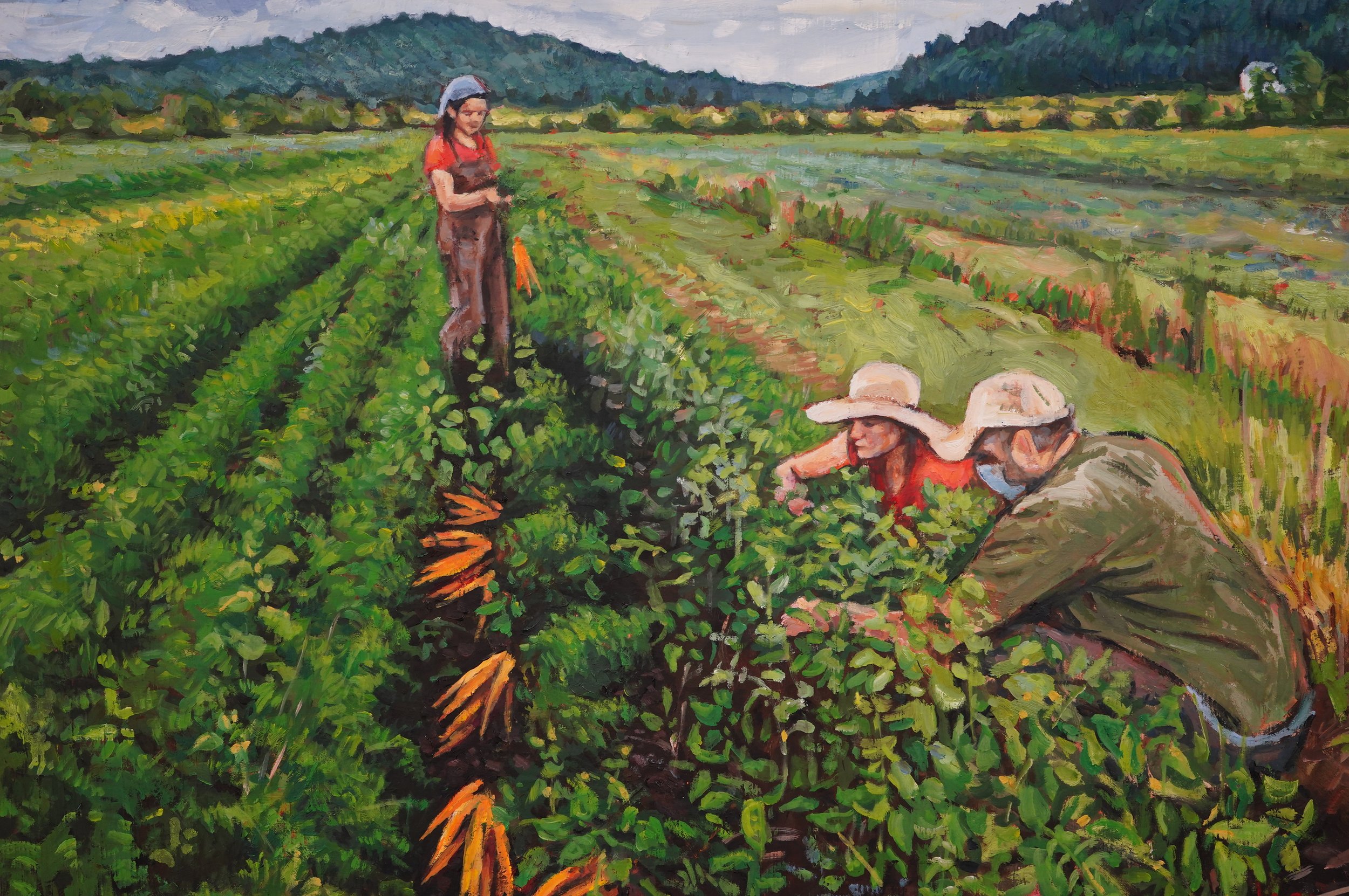  "carrot harvest"
18x24"
available for purchase