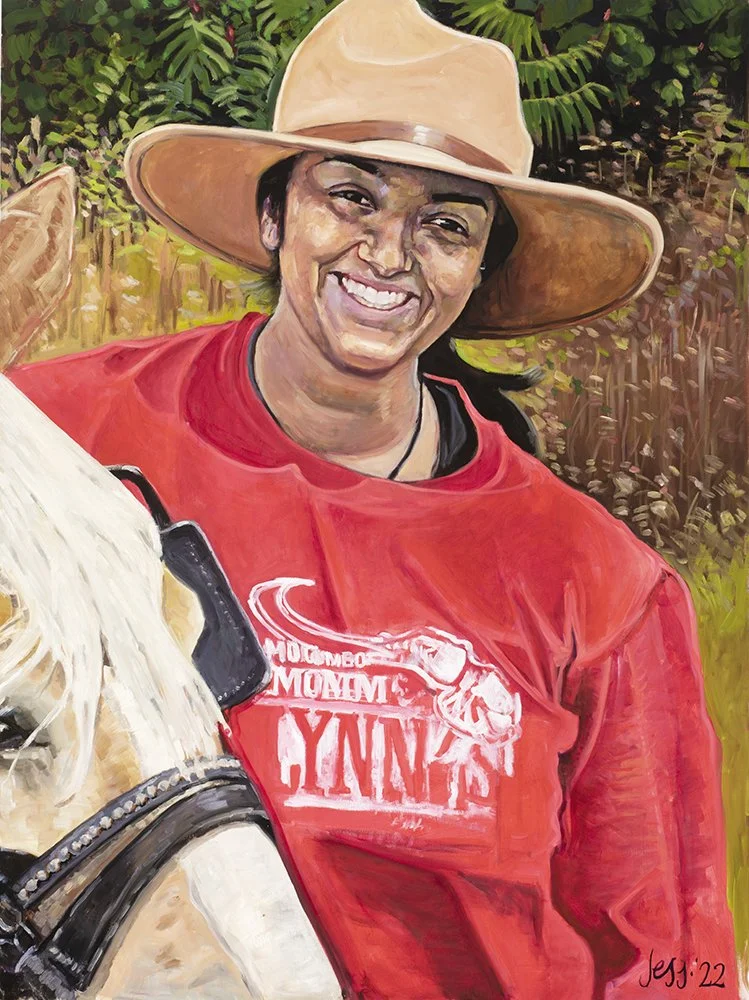 Isabelle Rode, vegetable farmer
36x48"
oil on board
available for  purchase