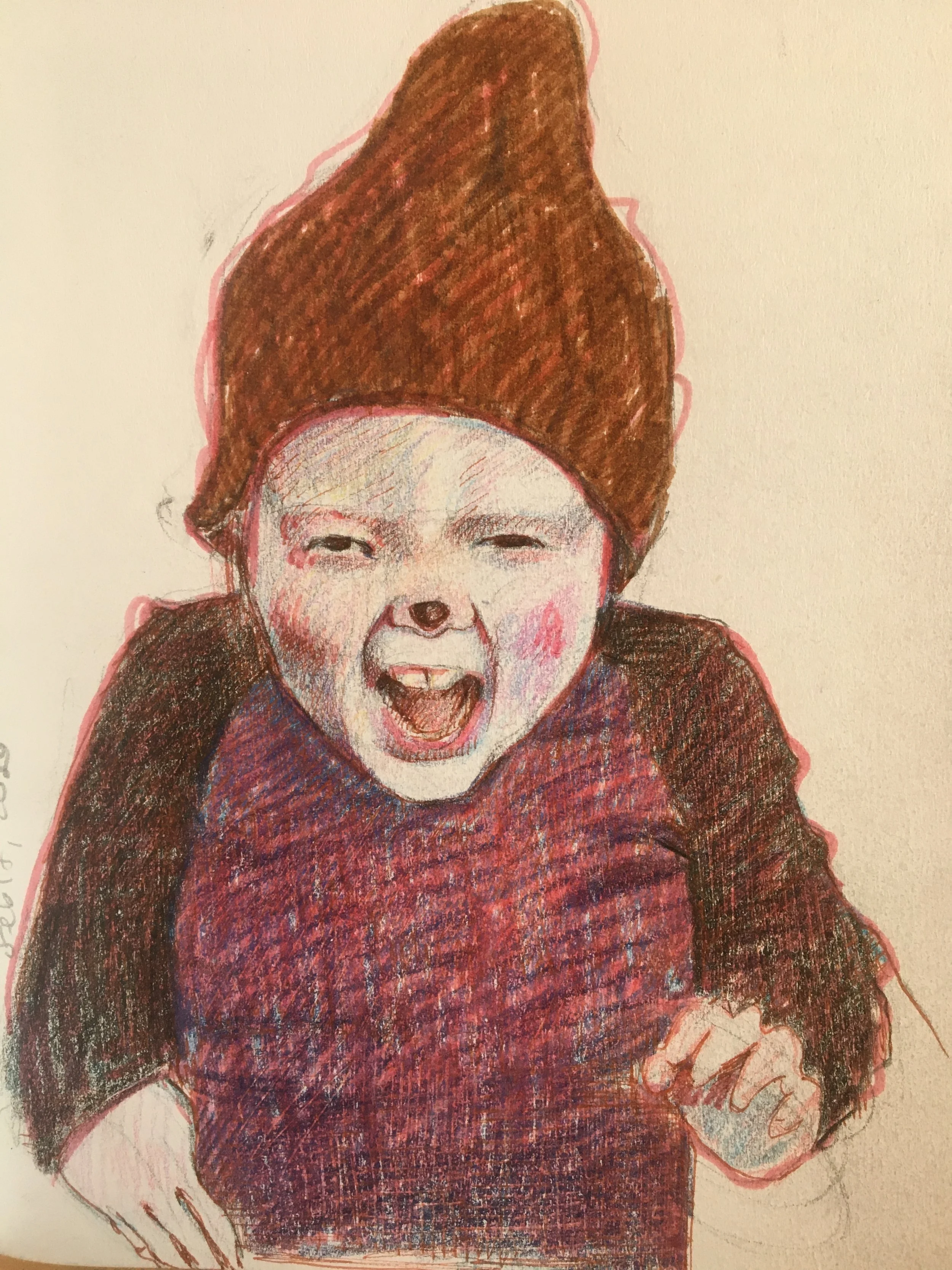 "Facepaint", sketchbook