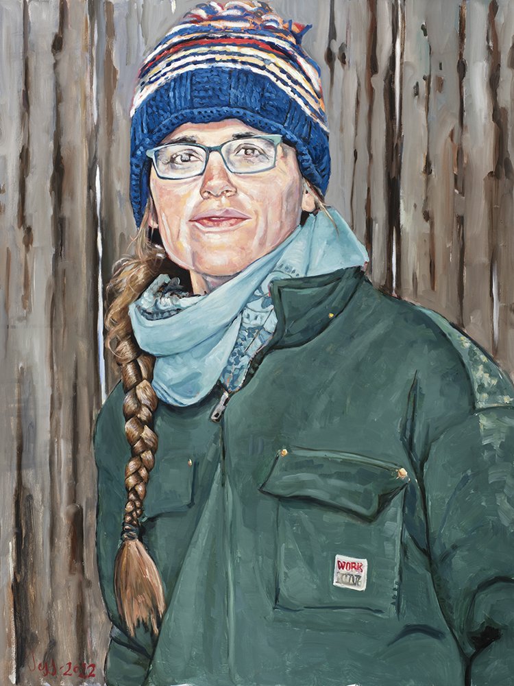 Erin Krekoski, Farmer
36x48"
oil on board
available for  purchase