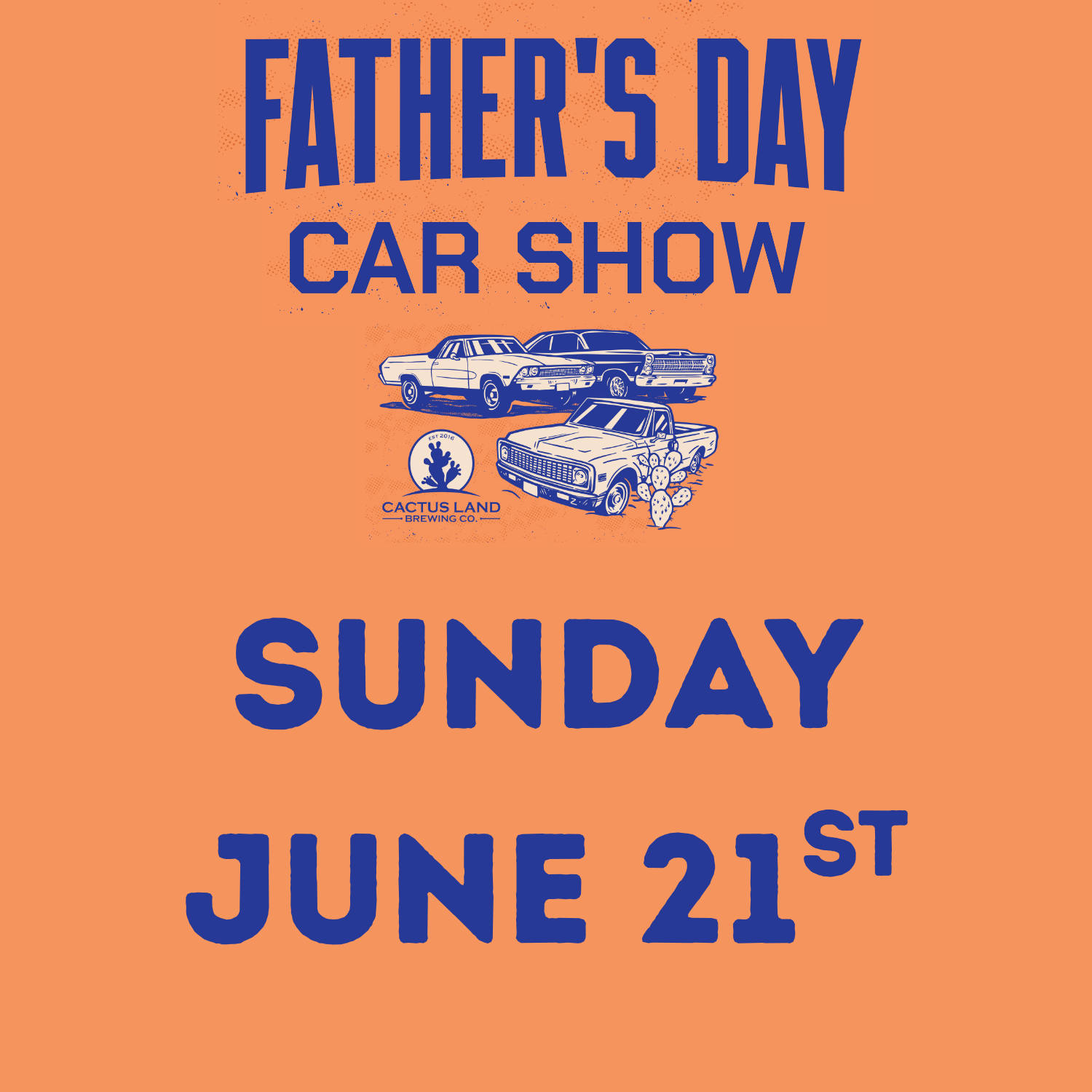 JUNE 21ST 2026 - FATHER'S DAY CAR SHOW VENDOR BOOTH SPACE