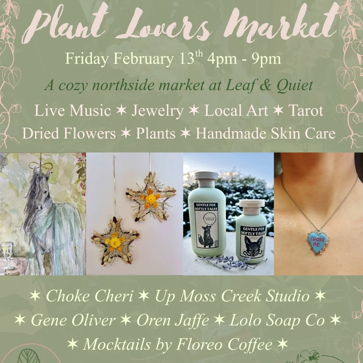 Plant LOVERS Market at Leaf + Quiet