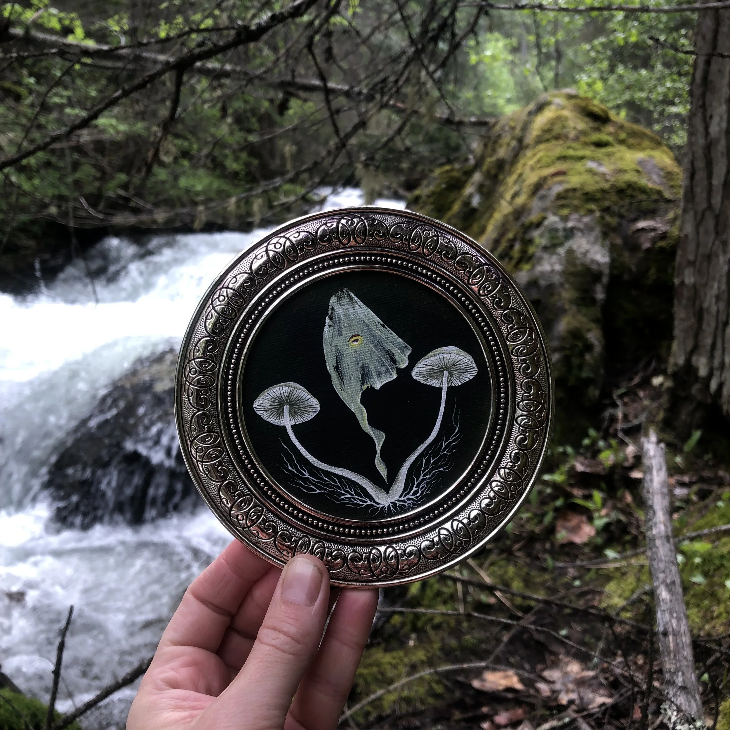 Up Moss Creek Studio Acrylic Painting .jpg