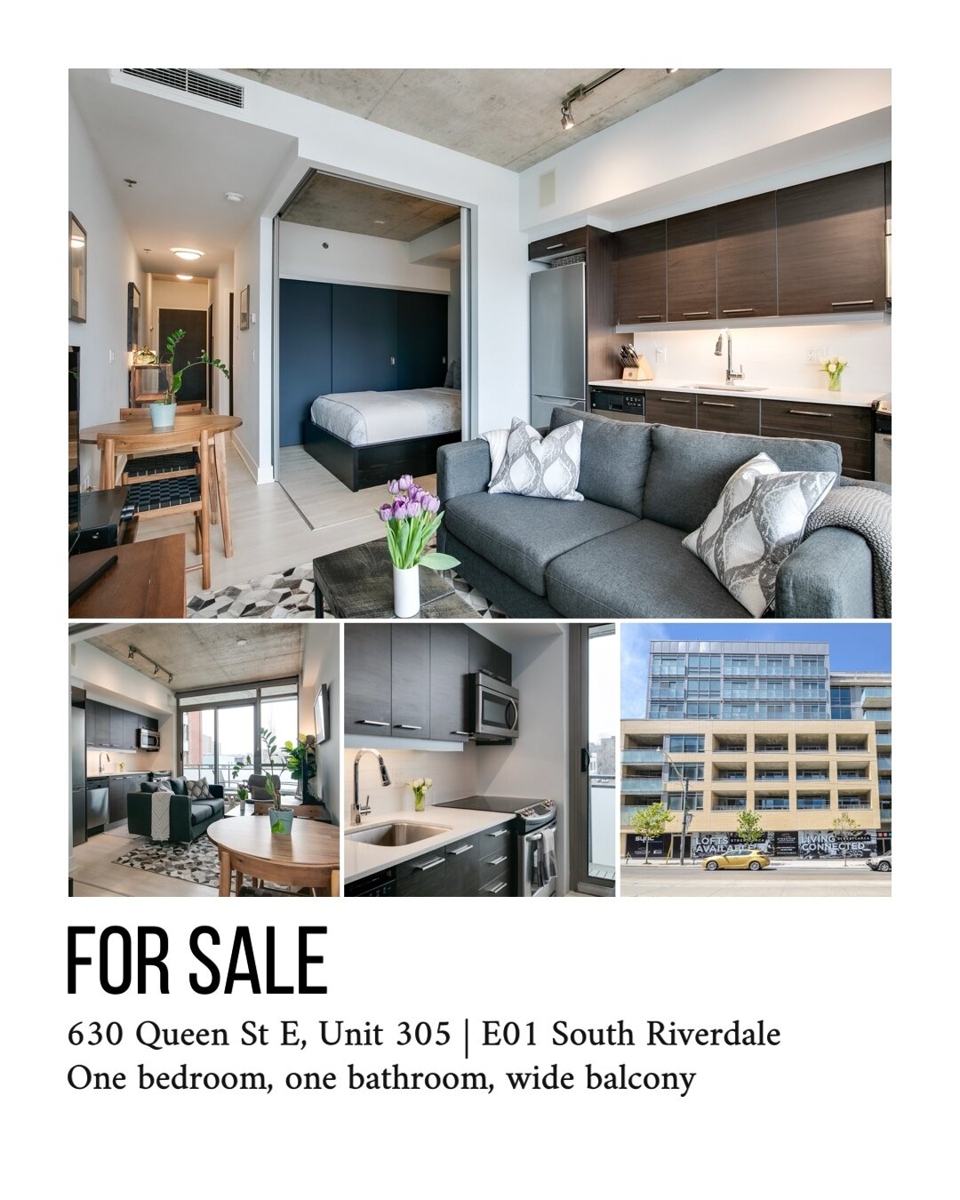 Your first home or starter investment awaits! Unit 305 at Sync Condos is one of the most accessible entry points right now in the heart of Riverside!

Check out its modern yet cozy vibes, with 9' exposed concrete ceilings, stainless steel appliances,