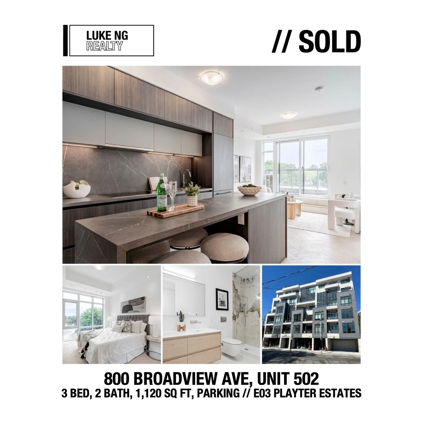 Congratulations to my buyer clients on the purchase of this gorgeous sub-penthouse unit at Nahid on Broadview! It was my pleasure to help you navigate and negotiate the complex process of buying direct from builder, including the extensive purchase a