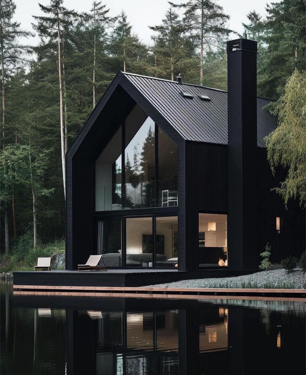 A Norwegian cabin by @aiforarchitects