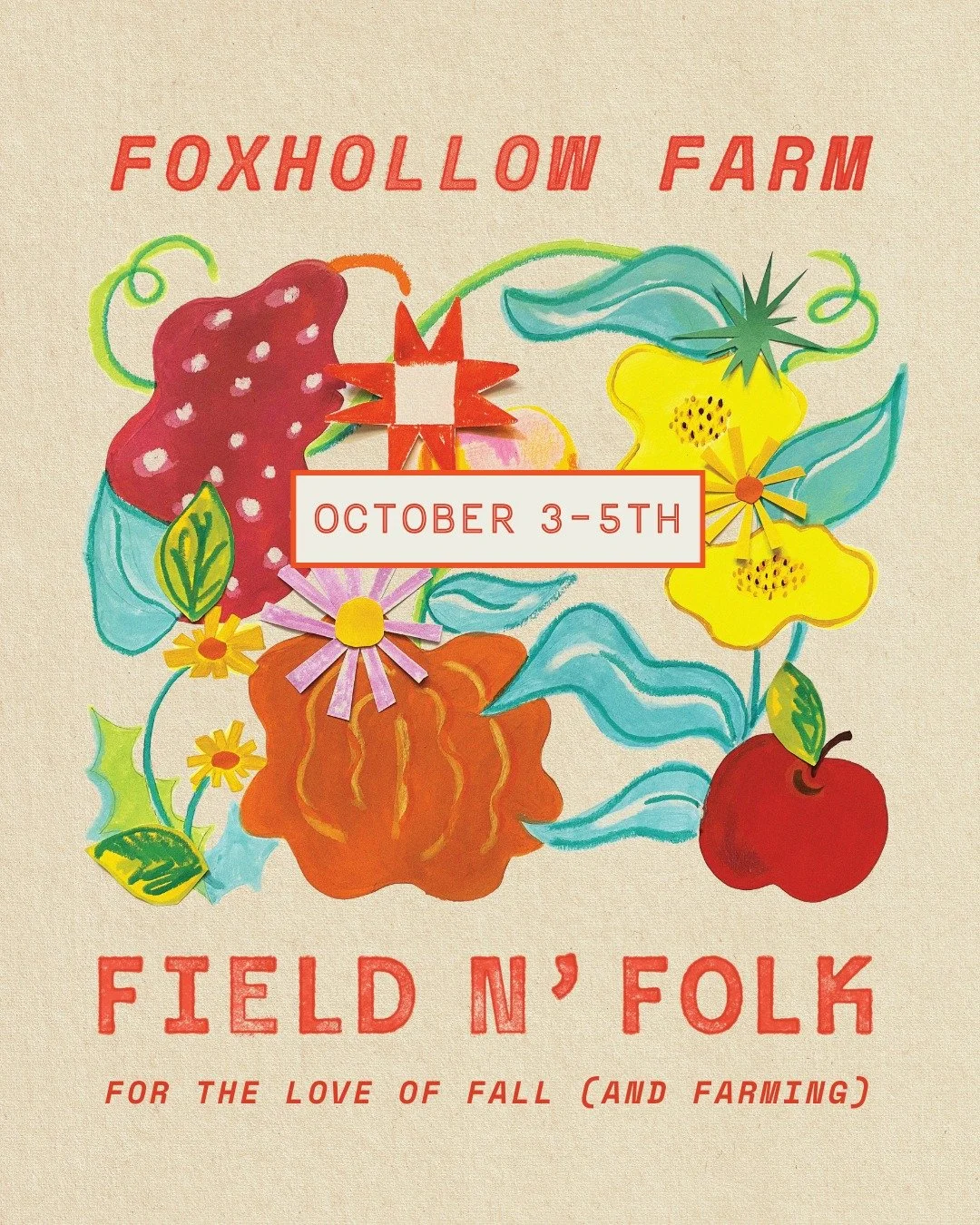 🍂🎶 Foxhollow Farm Field N&rsquo; Fork 🎶🍂

Join us Saturday, Oct. 3 from 2&ndash;8:30 PM at Foxhollow Farm for a fall festival full of music, market shopping, and family fun! We&rsquo;ll be there serving up our Foxhollow Grass Fed Chili and hearty