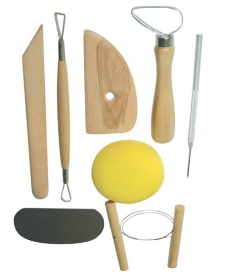 8-Piece Pottery Toolkit