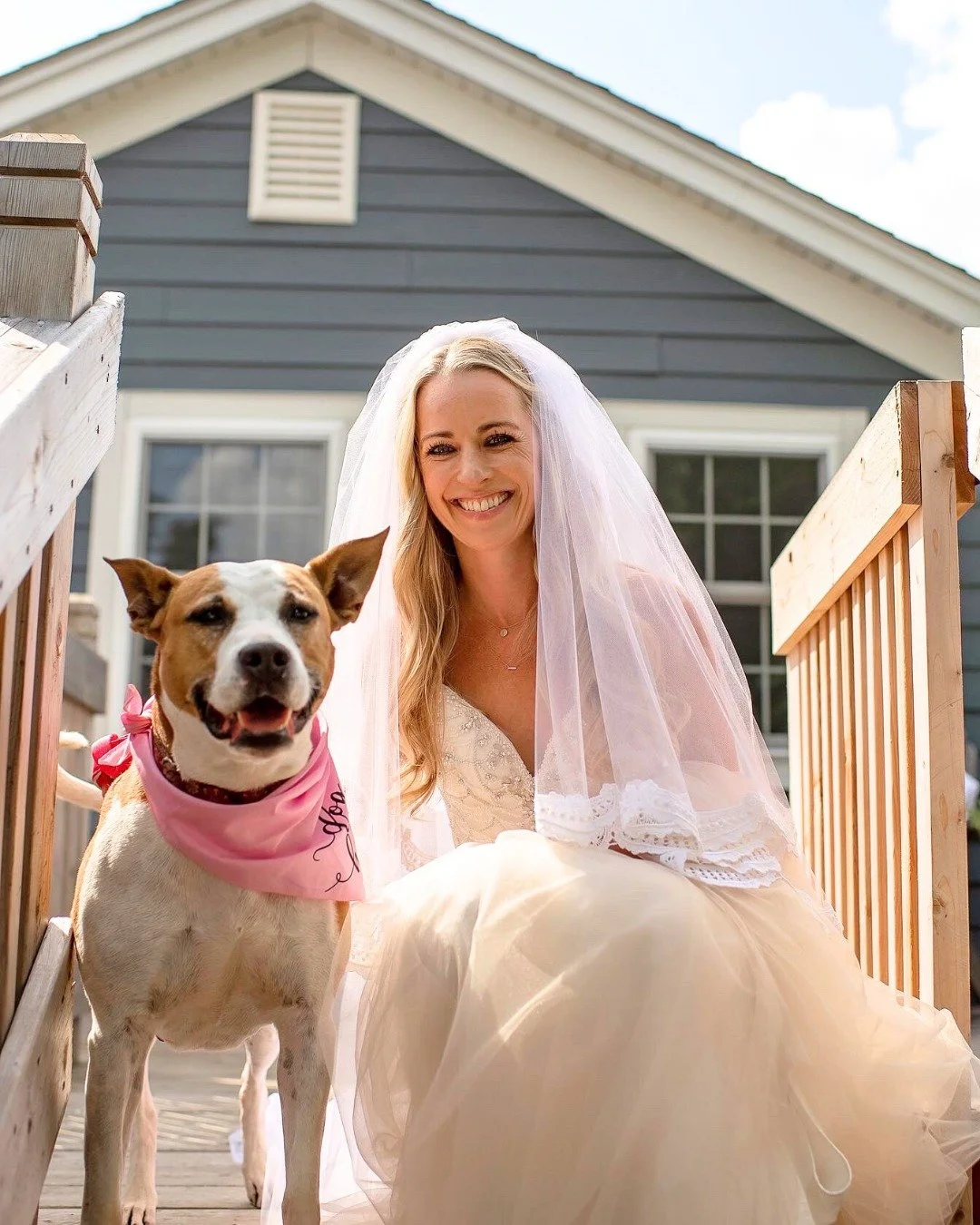 Jenny&rsquo;s dog, Pink, was a companion, protector, and a special sign of love sent from Jenny&rsquo;s sister, Megan. From the moment they met, Jenny felt that Pink was meant to be part of her story. 💗

Pink was there for every milestone, always re