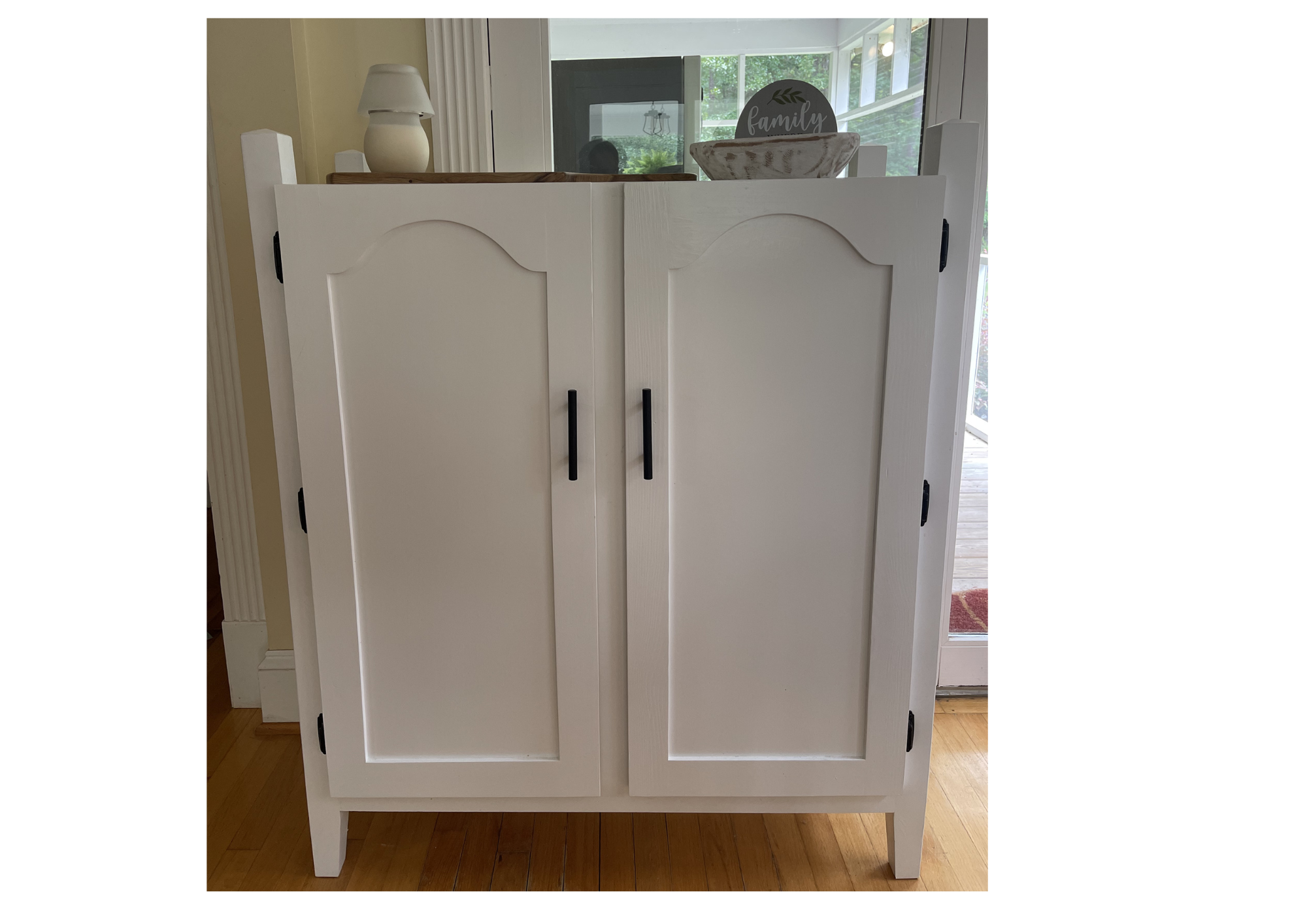 Handcrafted Elegant Freestanding Cabinet