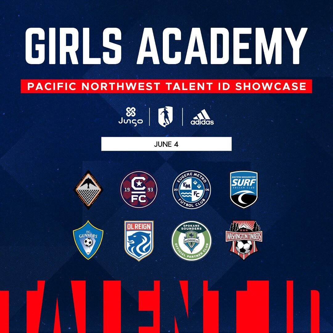 Congratulations to the following players who were invited to the @girlsacademyleague Pacific NW Talent ID Showcase coming this June!

06G - Amanda McArthur and Avery Anunsen

07G - Lianna Edminson and Alex Carranza

08G - Ali Diaz, Johi Diaz, and Aly