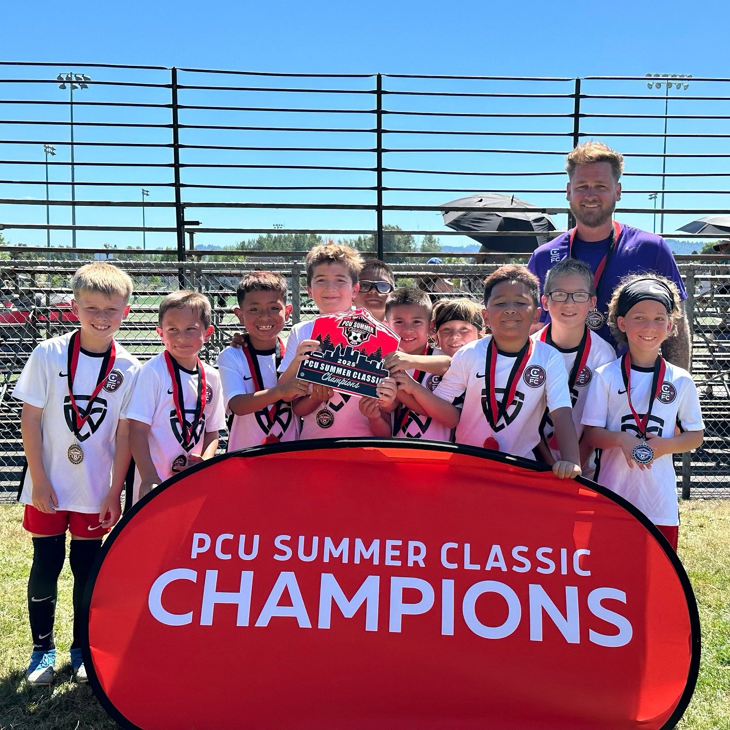 One Weekend : Three Champions 🏆
Congrats to our Junior Academy squads for showing up big time at the PCU Summer Classic!
Team pic one - 2017B Red
Team pic two - 2016B Red
Team pic three - 2016B Grey
Way to go, JA‼️
#somoscfc #winningculture #cfc