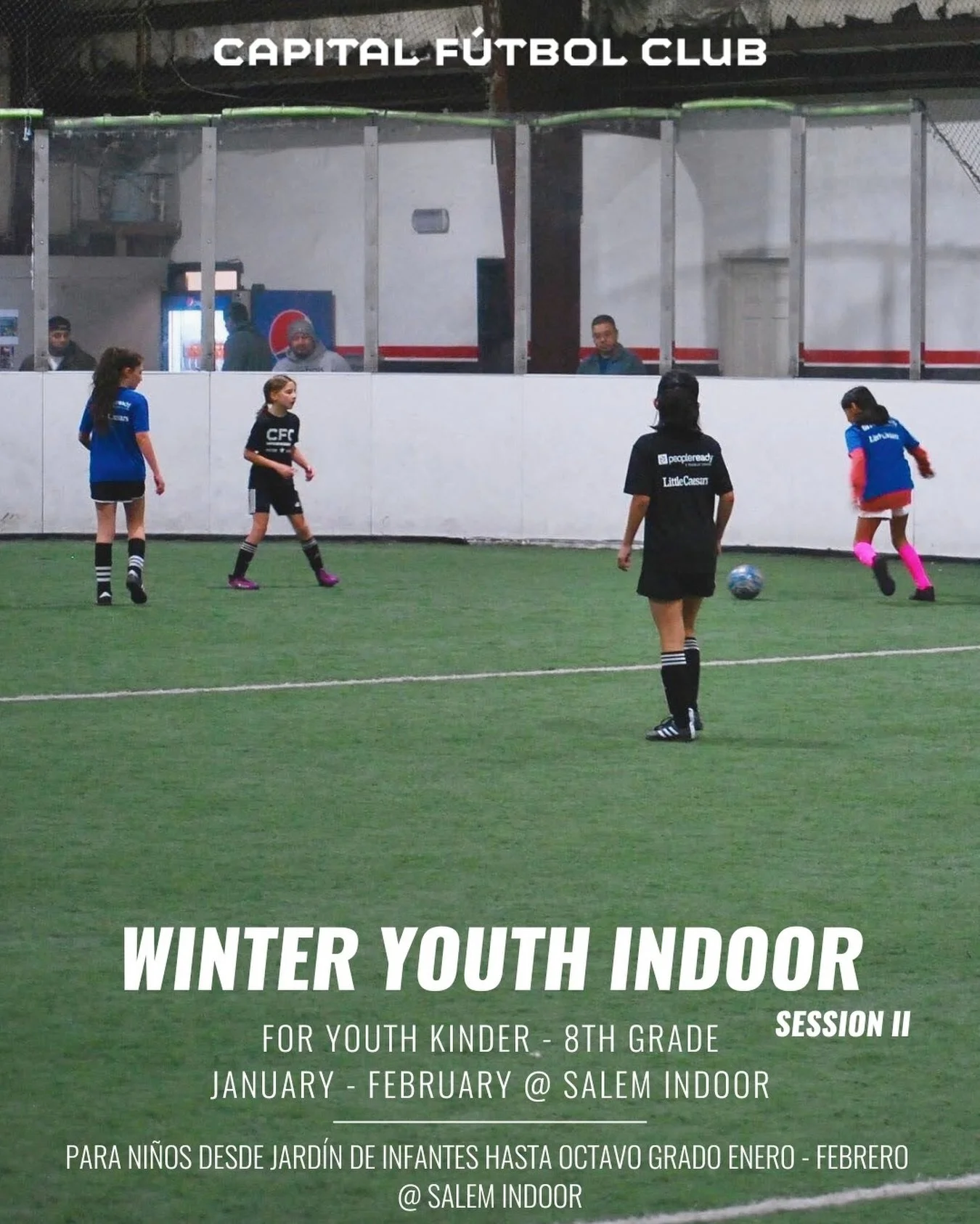 WINTER INDOOR IS BACK ❄️

Session II of our Winter Youth Indoor program kicks off in January! This fast-paced program held at Salem Indoor is for youth Kinder - 8th grade. 

Learn more at cfcsalem.com/winter-youth-indoor (link in bio)

&mdash;

&iexc