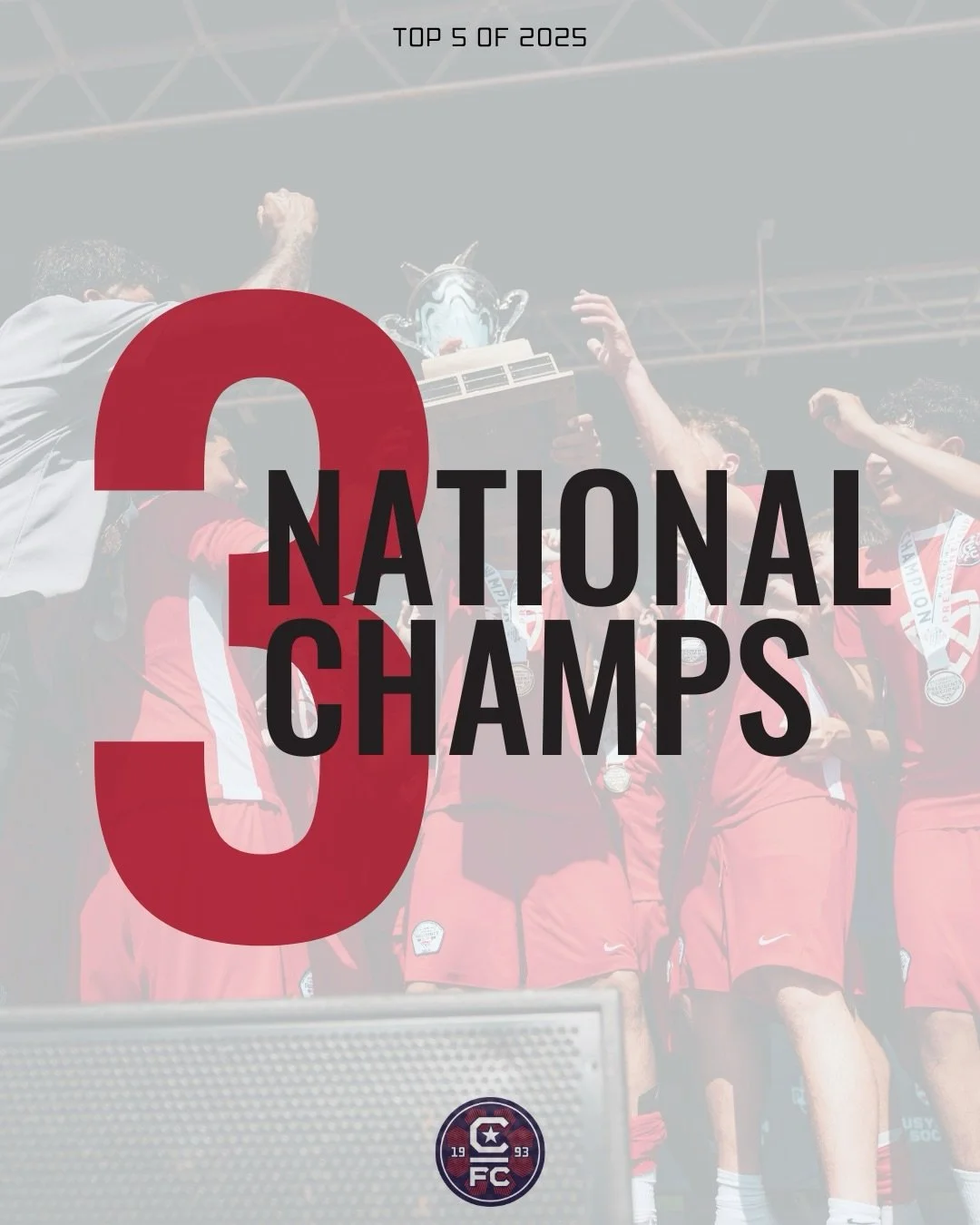 #3 on our countdown goes to our #1 Natty Champs 🏆

This summer, our @cfc_2008b_ecrl squad brought home Oregon&rsquo;s first-ever Presidents Cup National Championship marking the Clubs third National Title.

The squads is back in action this weekend 