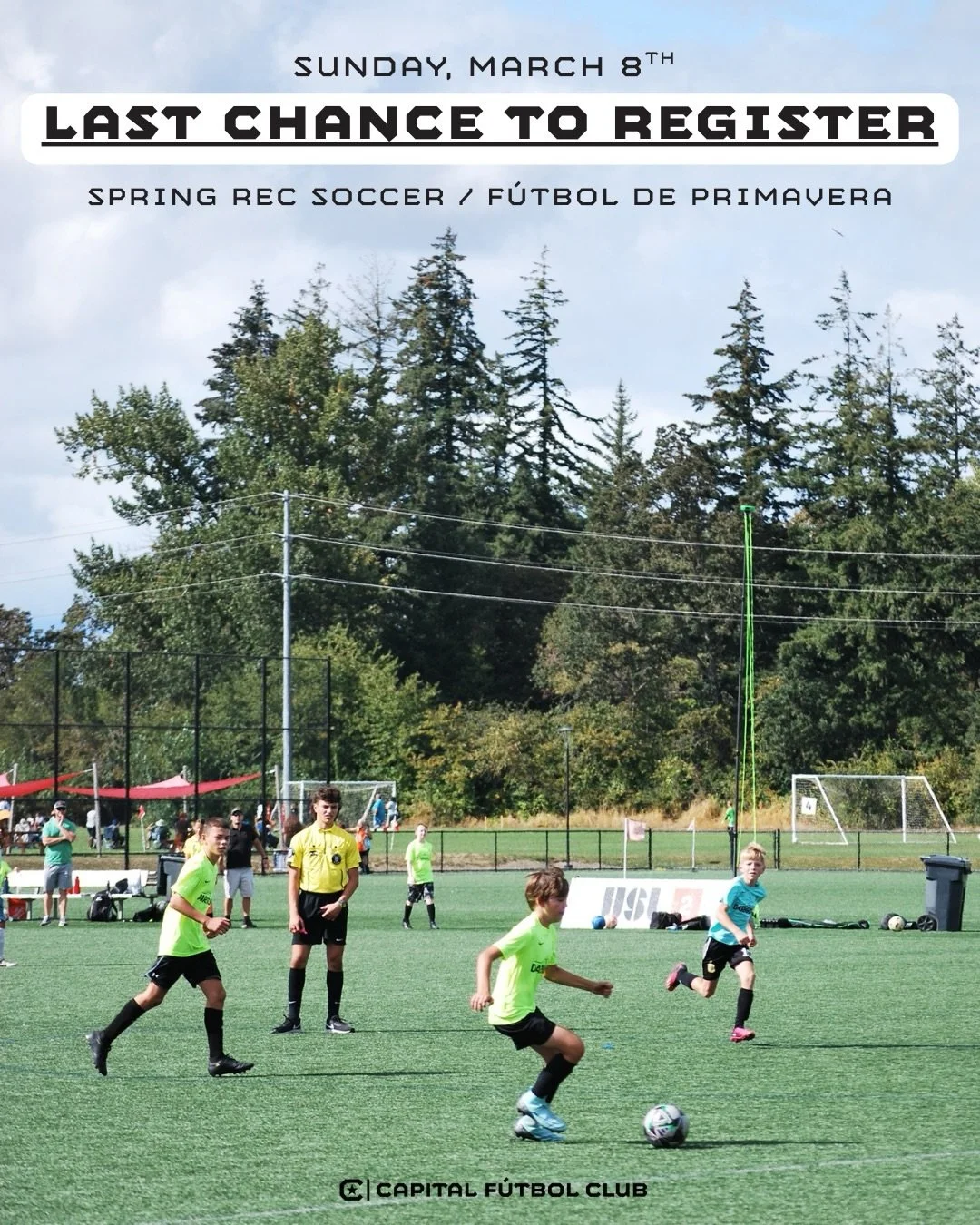 🚨 IT&rsquo;S THE FINAL 24 HOURS TO REGISTER FOR SPRING SOCCER AT CFC 🚨

Might Mites is down to one class time while Rec Soccer teams are filling quickly! Don&rsquo;t miss your chance to join the team this spring. 

Learn more at cfcsalem.com/news/s