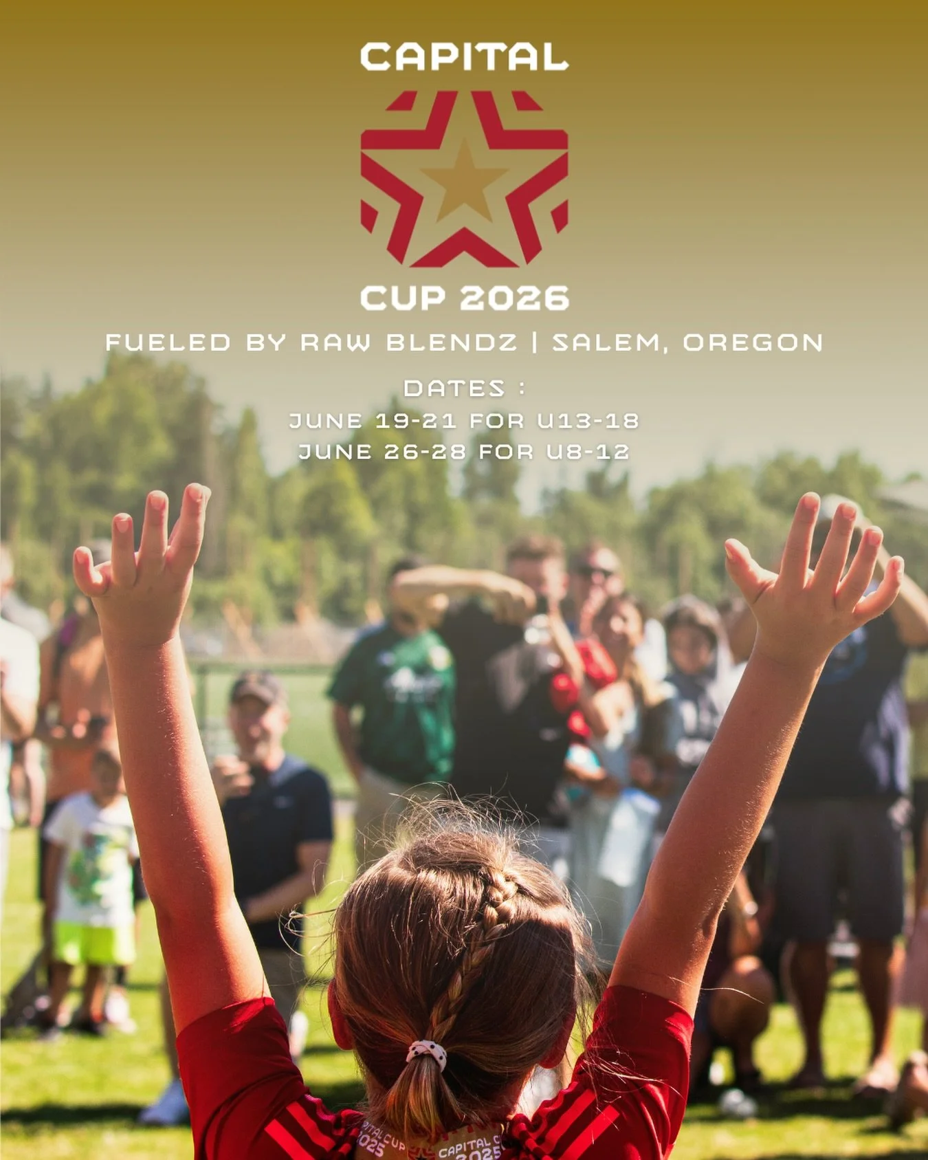 CAPITAL CUP IS COMING 😍

Fueled by @rawblendzjuice, Capital Cup returns to CFC this June for U8-18 teams!

This tournament is the perfect way to kickoff your summer series ft 4 game-guarantee, FIFA award winning turf fields, giveaways, and more.

Le