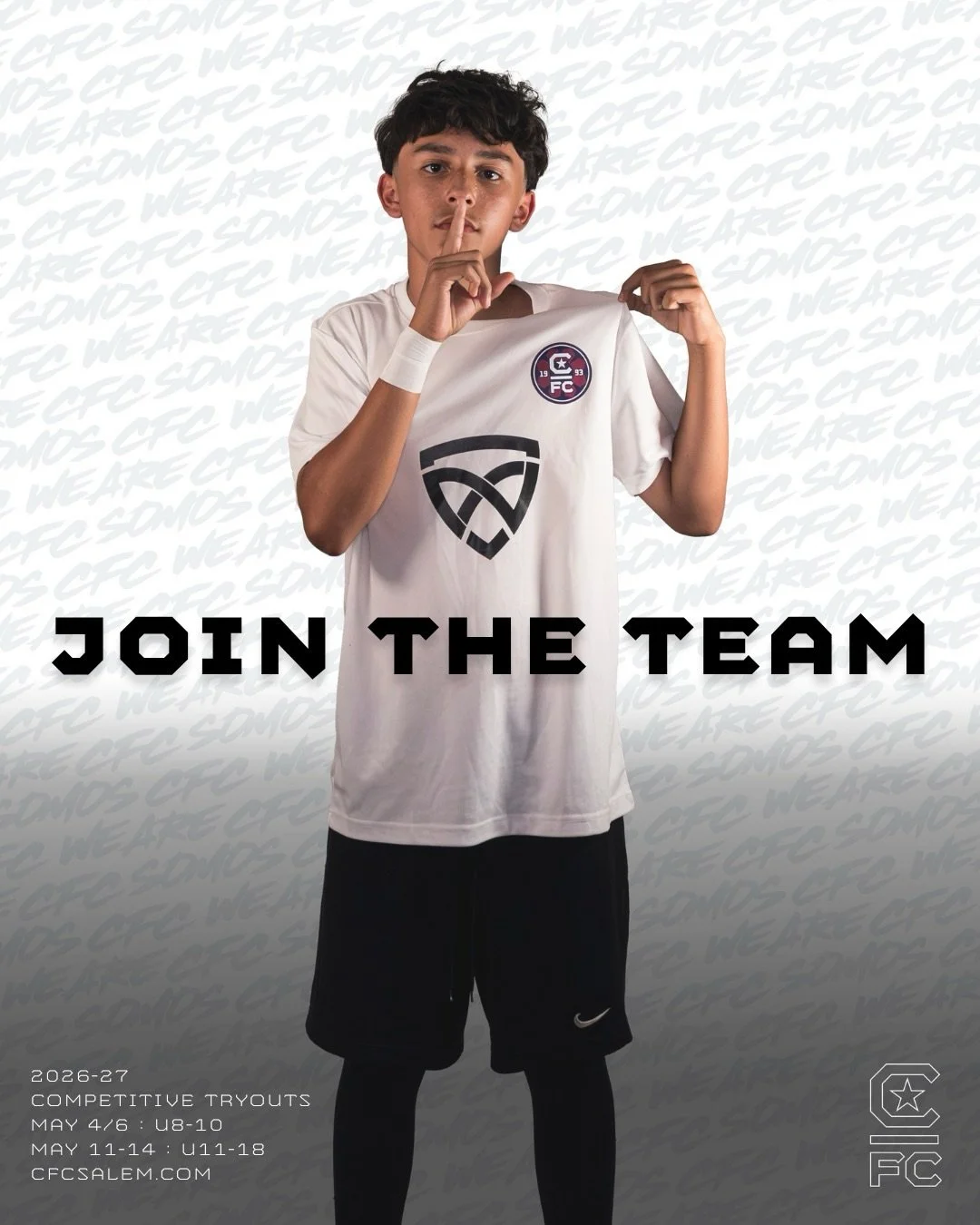 Better soccer. Better people. Stronger community. You&rsquo;re invited to join Salem&rsquo;s #1 youth soccer Club.

These tryouts are for players who are interested in growing their game and competing year-round at local, regional, and national level