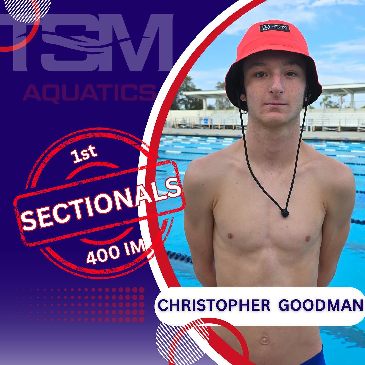 📣Big congratulations to Christopher on earning his first Sectionals cut in the 400 IM! 

This is the result of lots of hard work, discipline, and heart! Great job!!

#TSMAquatics #400IM #Sectionals #FirstCut