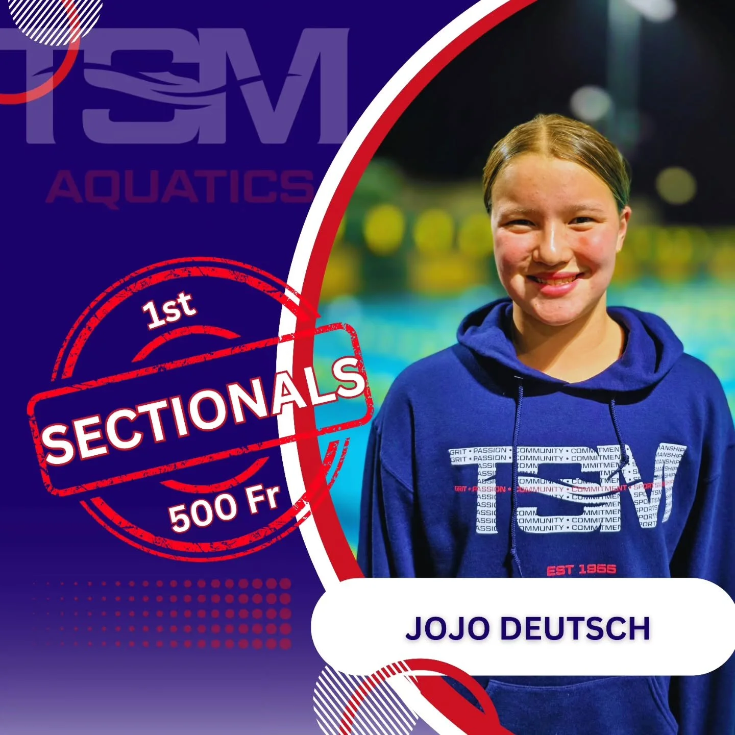 📣Big congratulations to Jojo on earning her first Sectionals cut in the 500 Br!

This is the result of hard work, discipline, and heart! Keep up the good work!!

#swimming #swimteam #fast #coach #coaching #santamonica #sectionals #breaststroke #lets