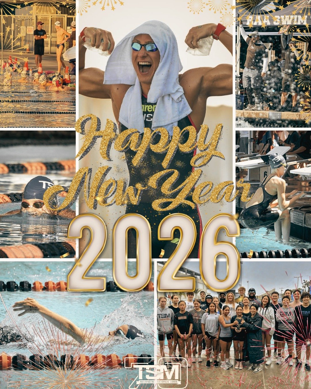 ✨ Happy New Year from TSM! ✨
2025 was iconic. From hard work to big moments, this year gave us so much to be proud of.
We can&rsquo;t wait to see what 2026 has in store. Let&rsquo;s go. 🏊&zwj;♂️🔥

#TSM70 #HappyNewYear #2026 #SantaMonica #SwimTeam