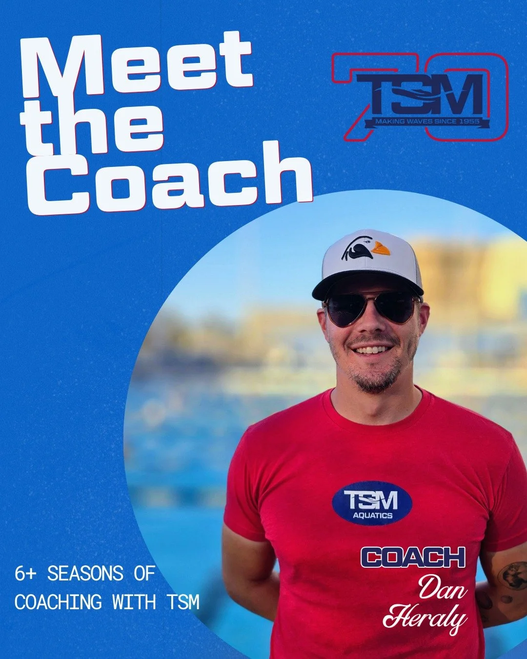 ⏱️ Meet the Coach: Coach Dan! ⏱️

Next up in our Meet the Coach series is Coach Dan! One of the most impactful and energetic coaches on deck. He&rsquo;s coached nearly every group at TSM and knows how to make every practice fun while pushing swimmers