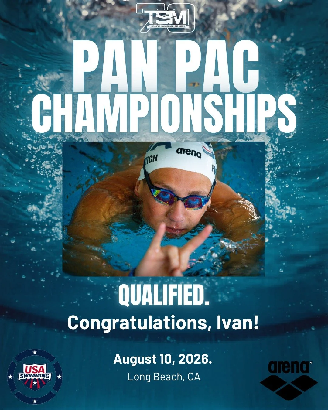 Ivan has officially been named to the Team USA roster for the 2026 Open Water Pan Pacific Championships 🇺🇸🌊

After an incredible stretch of racing, Ivan continues to prove himself among the best in the world. The 2026 Open Water Pan Pacific Champi