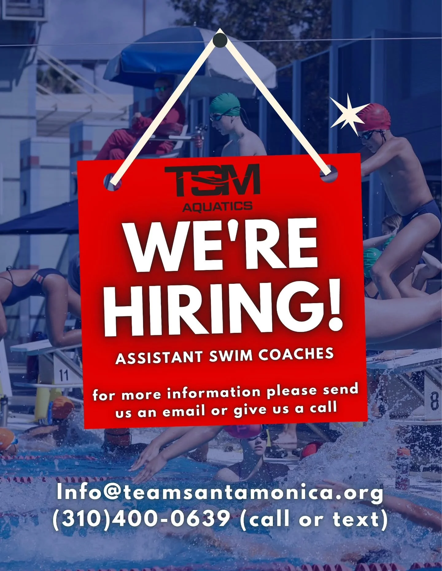 🌊 🚨 WE ARE HIRING! 🚨 🌊

We are looking for our next partner-in-crime on the pool deck! If you have competitive swimming experience, high energy, and a passion for building fast, happy athletes, we want you on our team. Come help us coach the next