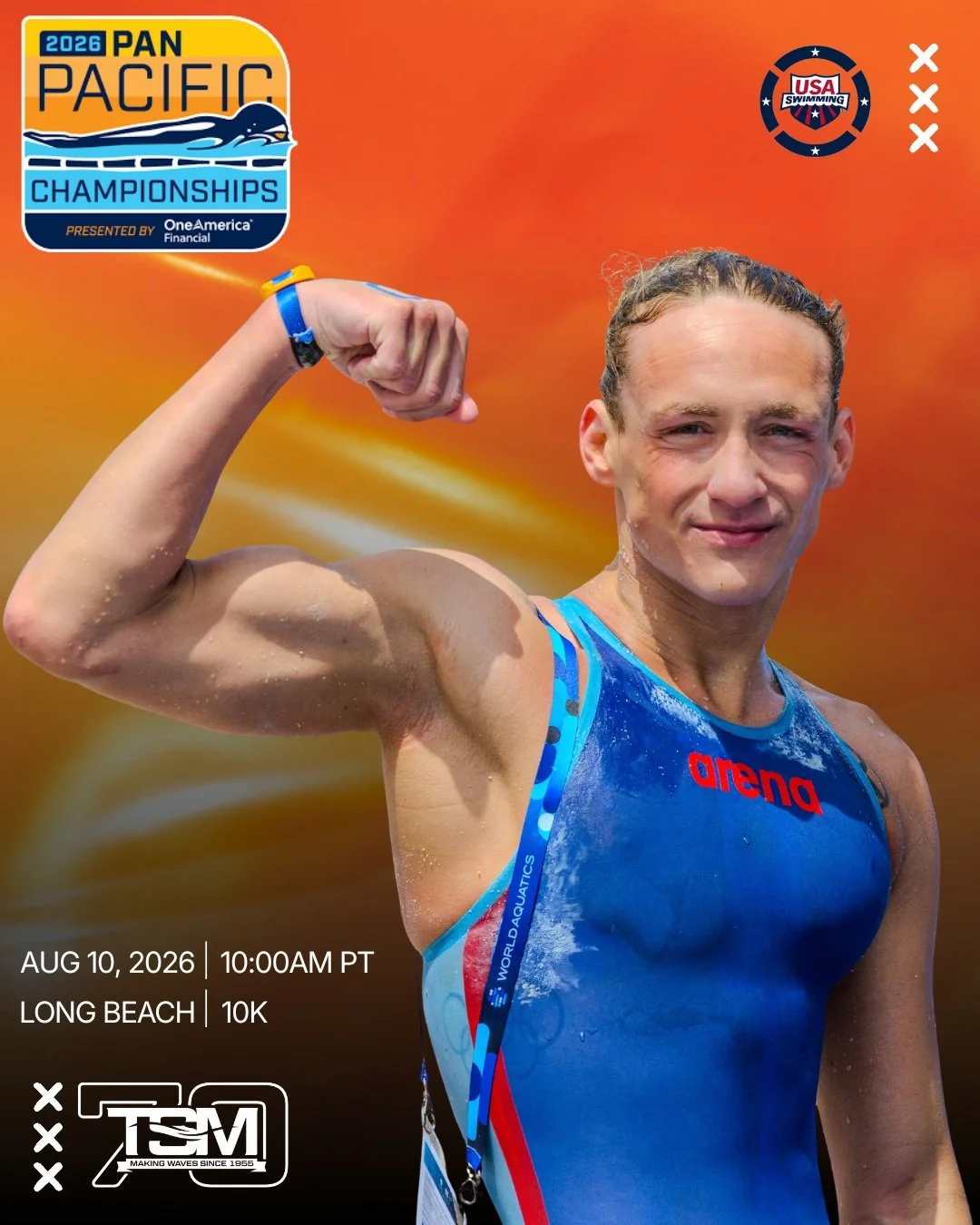 🇺🇸 PAN PACS 🇺🇸

Ivan is taking on the Open Water 10K TODAY in Long Beach, representing Team USA at Pan Pacs! 🌊🔥 Coach Mo is also representing Team USA, serving as an Assistant Coach for the Open Water team! 🇺🇸

And Ivan&rsquo;s week is just g