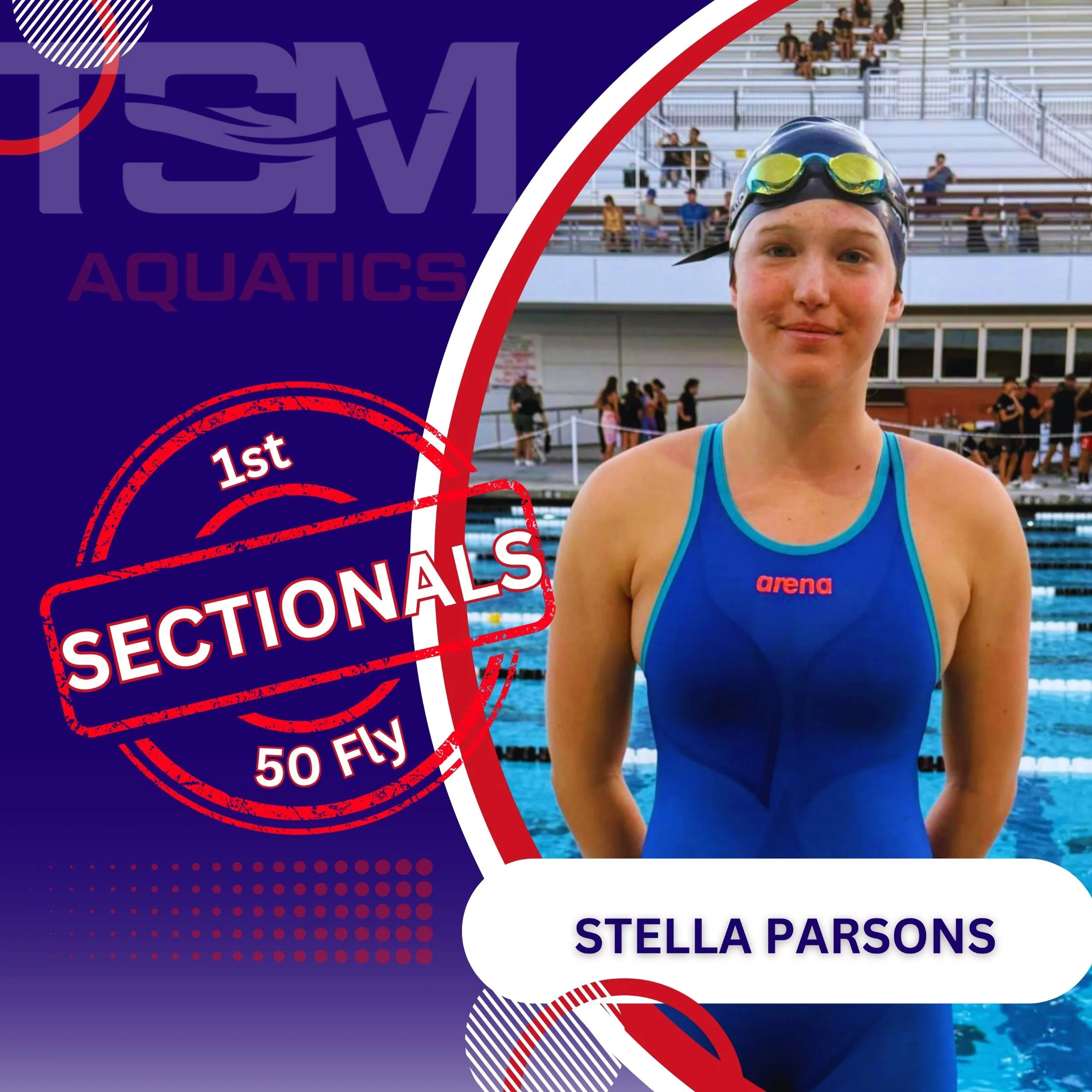 Sectionals bound! 💥

Congratulations to Stella on qualifying for Sectionals in the 50 Fly! We're excited to watch your continued success in the pool. Way to go! 💙❤️

#TeamTSM #Sectionals #50Fly #CompetitiveSwimming #USASwimming #TSMAquatics