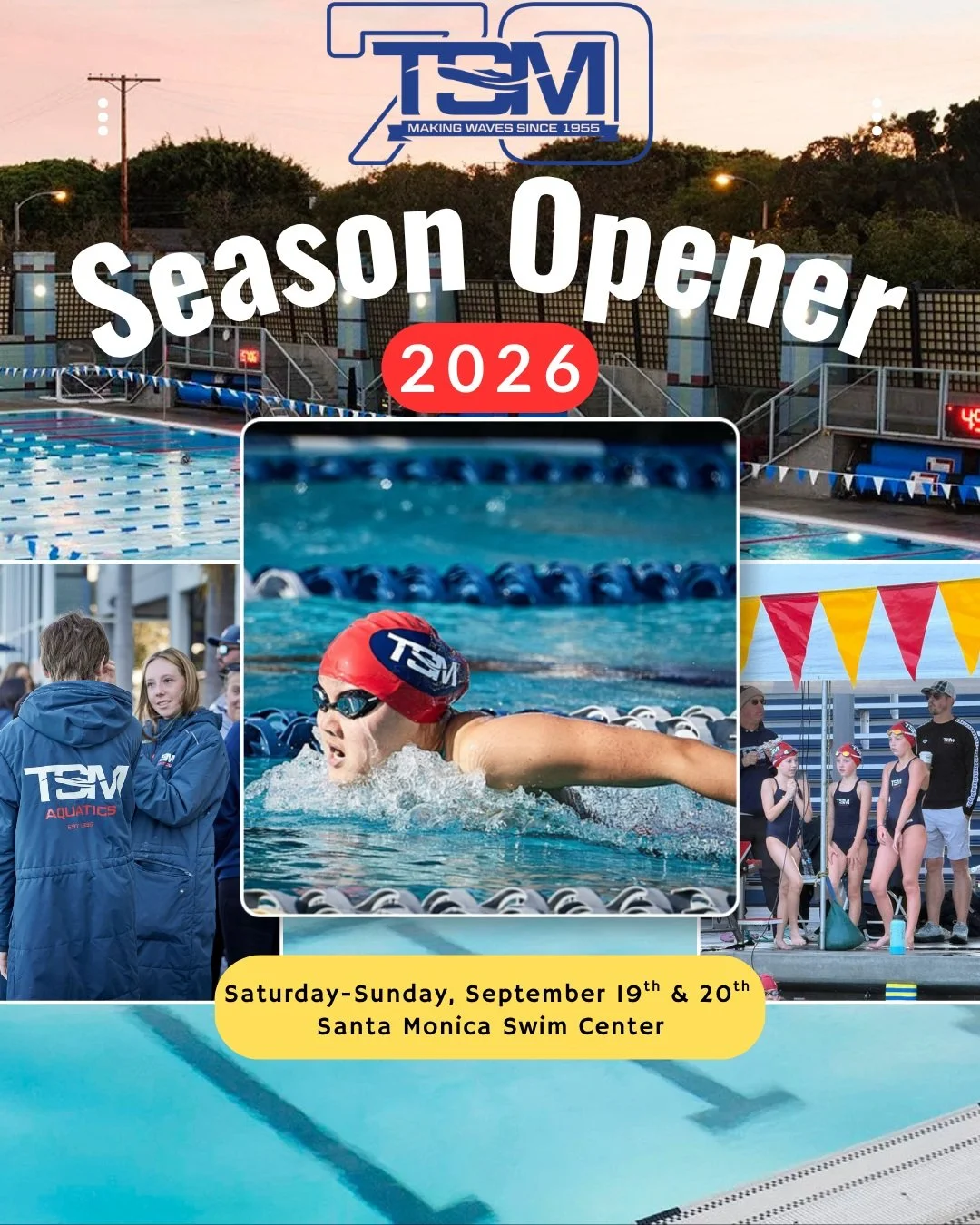 SHORT COURSE SEASON IS HERE! 🔥🏊&zwj;♂️🏊&zwj;♀️

We&rsquo;re kicking things off with our annual TSM Season Opener &mdash; right here at home! We&rsquo;re pumped to get back behind the blocks, bring the energy, and start another exciting season of r
