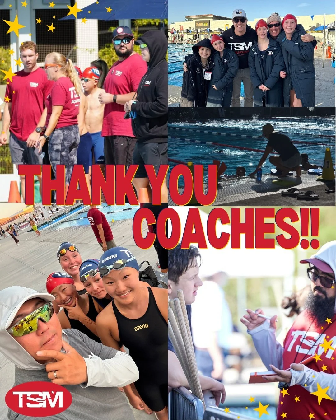 Happy National Coaches Day to our amazing TSM coaches! 💙🏊&zwj;♂️

Thank you for the early mornings, long practices, meet weekends, endless encouragement, and countless hours you put into helping our TSM swimmers become the best athletes and people 