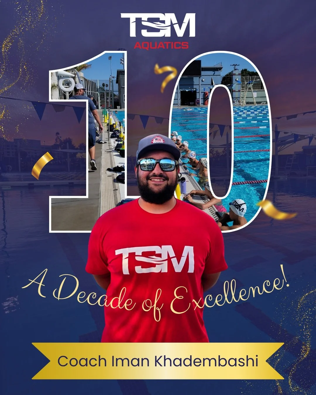 🎉 10 YEARS OF COACH IMAN! 🎉

Today we're celebrating a HUGE milestone: Coach Iman Khadembashi's 10th anniversary with TSM! 💙🏊&zwj;♂️

From coaching swimmers just starting their journeys to athletes competing on the Olympic stage, Coach Iman's pas
