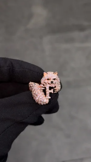 Luxury jewelry piece showcase