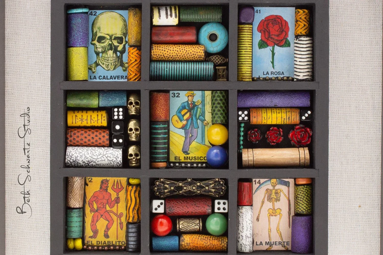 Mexican lottery: Dia de los Muertos or 
Jerry’s Song by Beth Schwartz