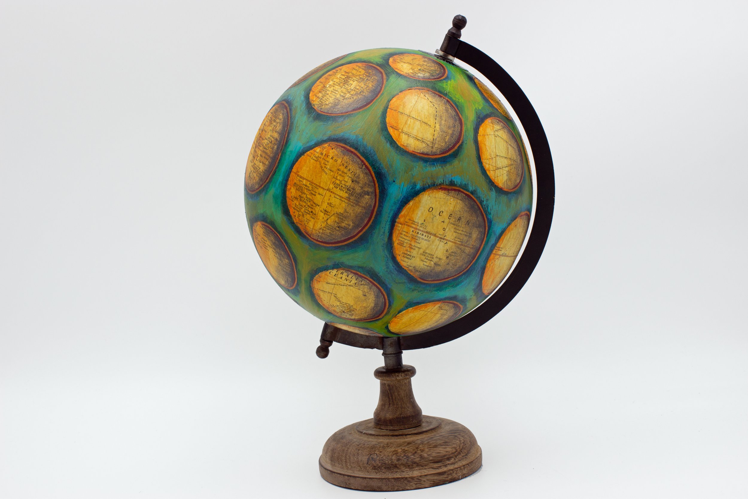 Connect the Dots Globe by Beth Schwartz