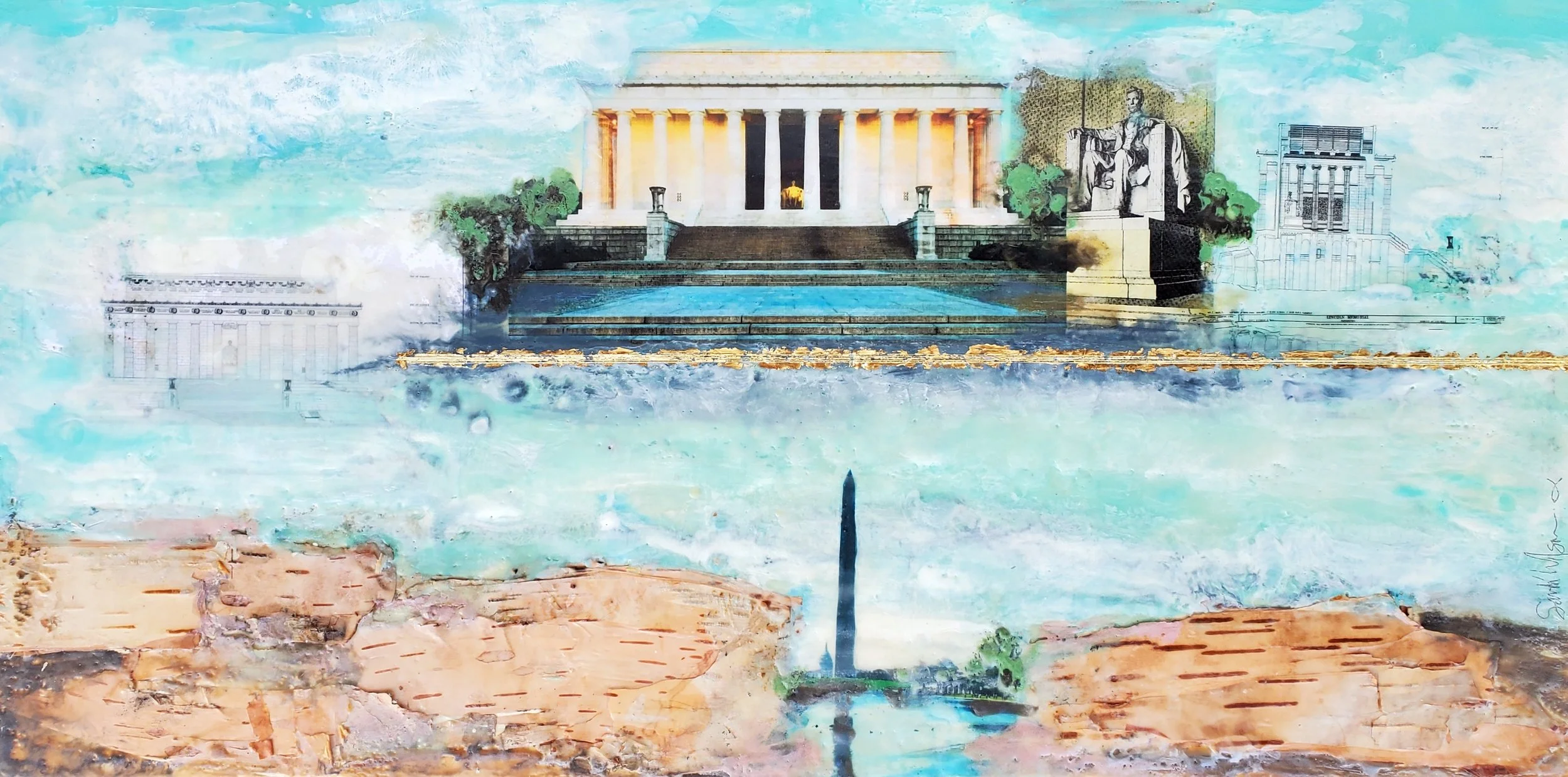 Lincoln Memorial by Sandi Wilson