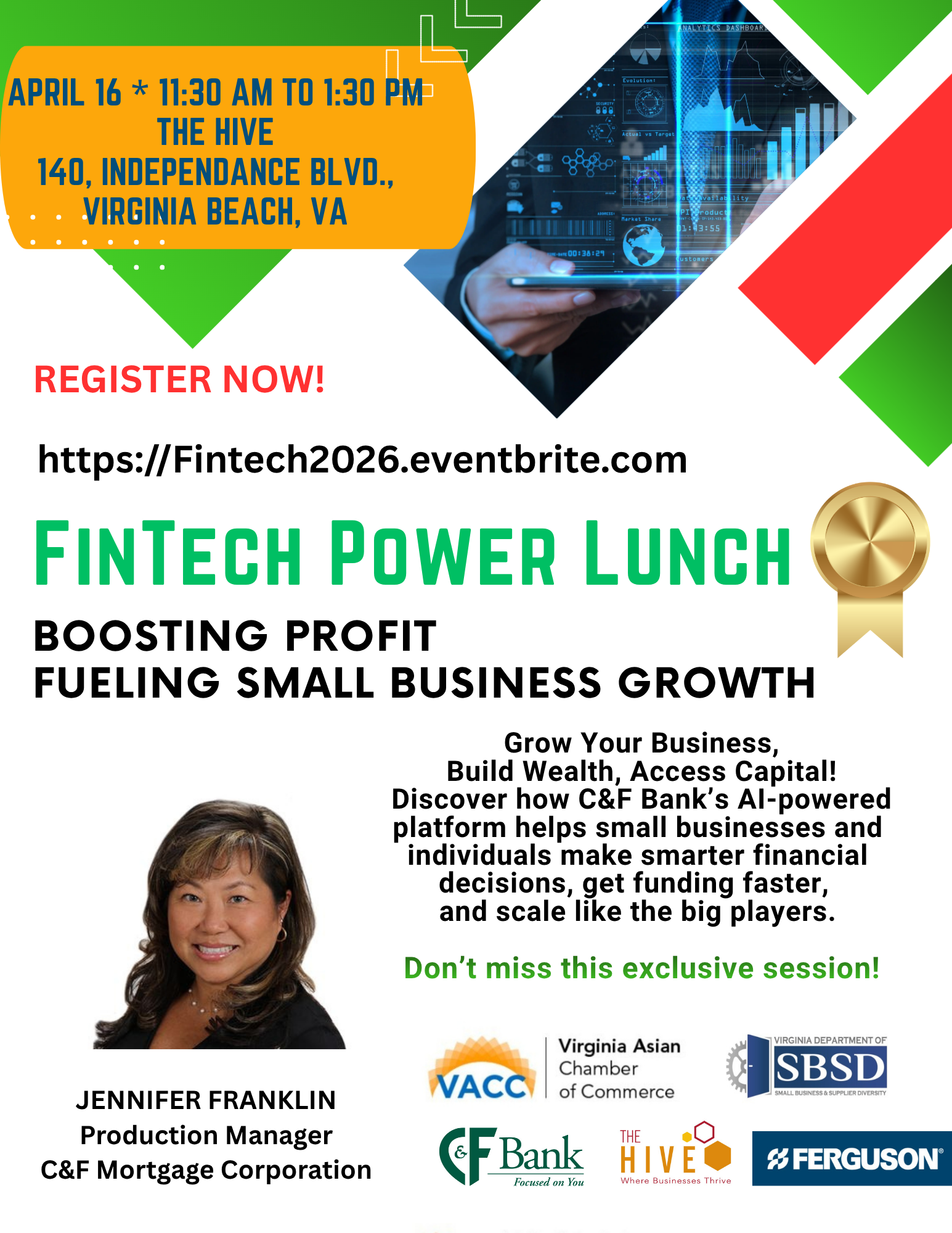 FinTech Networking Power Lunch