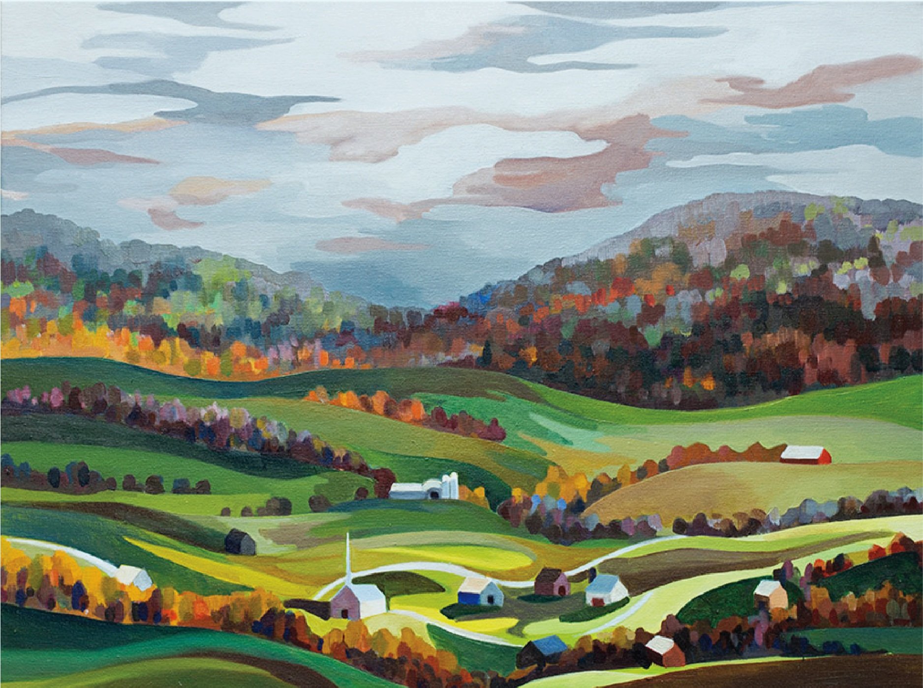Leaning Into November 26" x 34"