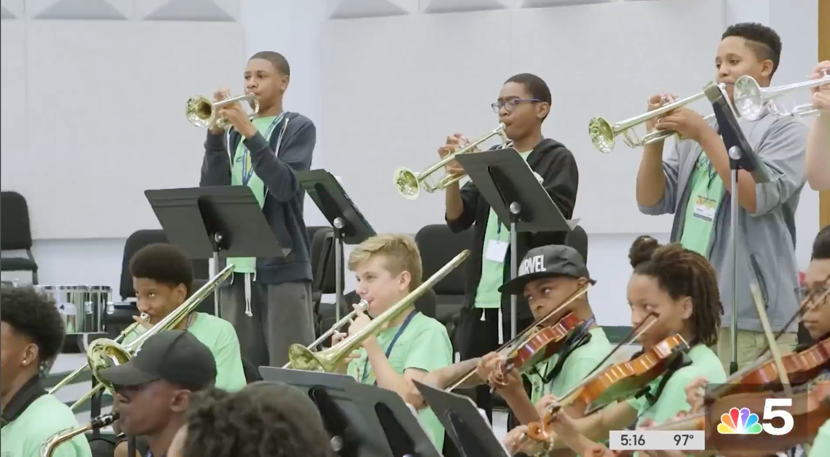 NBC 5 Chicago - Students get Chance to Learn From World-Class Musicians at Summer Jazz Academy