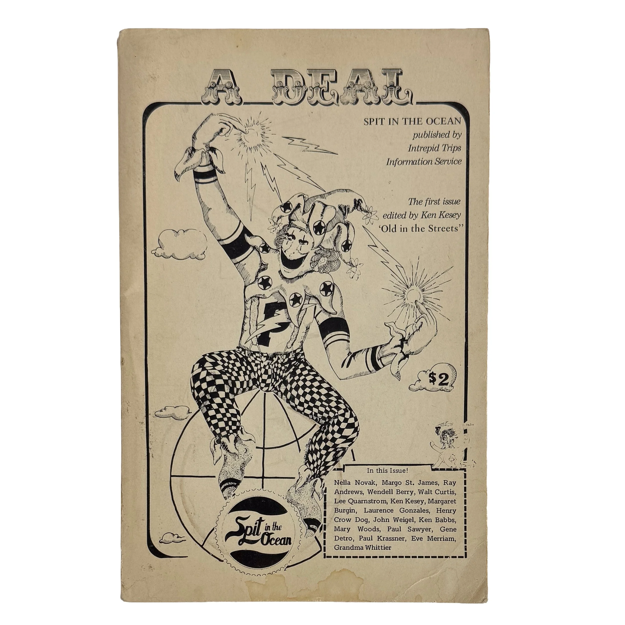 A Deal: Spit in the Ocean. Issue 1, Volume 1: "Old in the Streets" (Inscribed Association Copy)