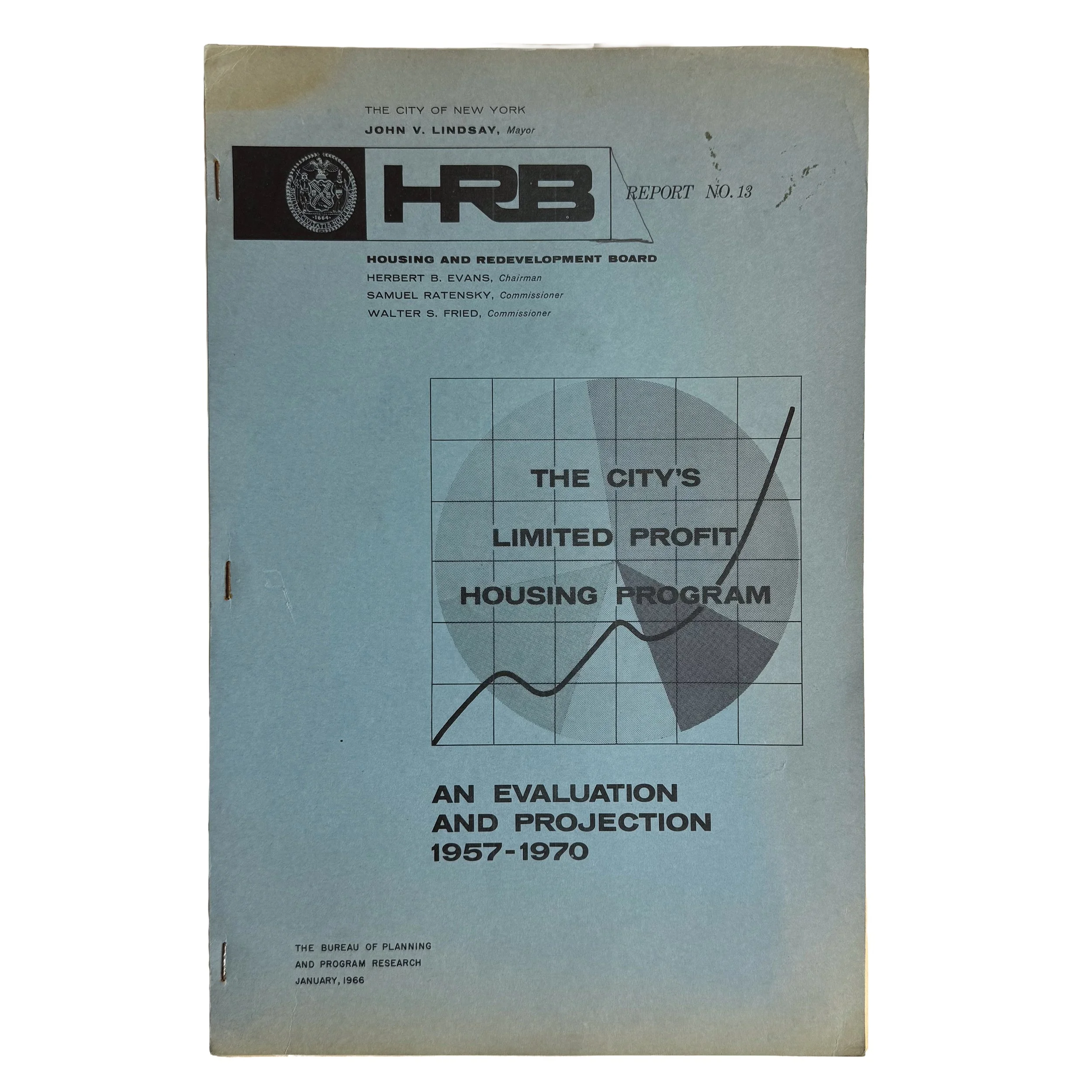 The City's Limited-Profit Housing Companies Program: An Evaluation and Projection, 1957-1970