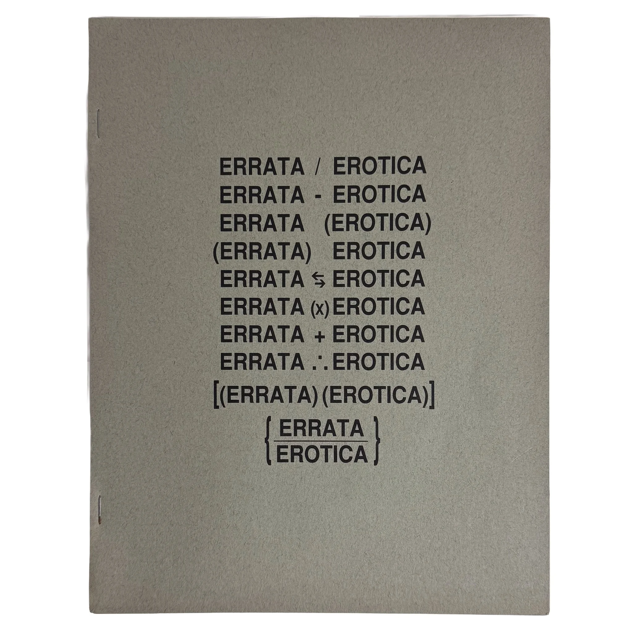 Errata/Erotica: Proposition X