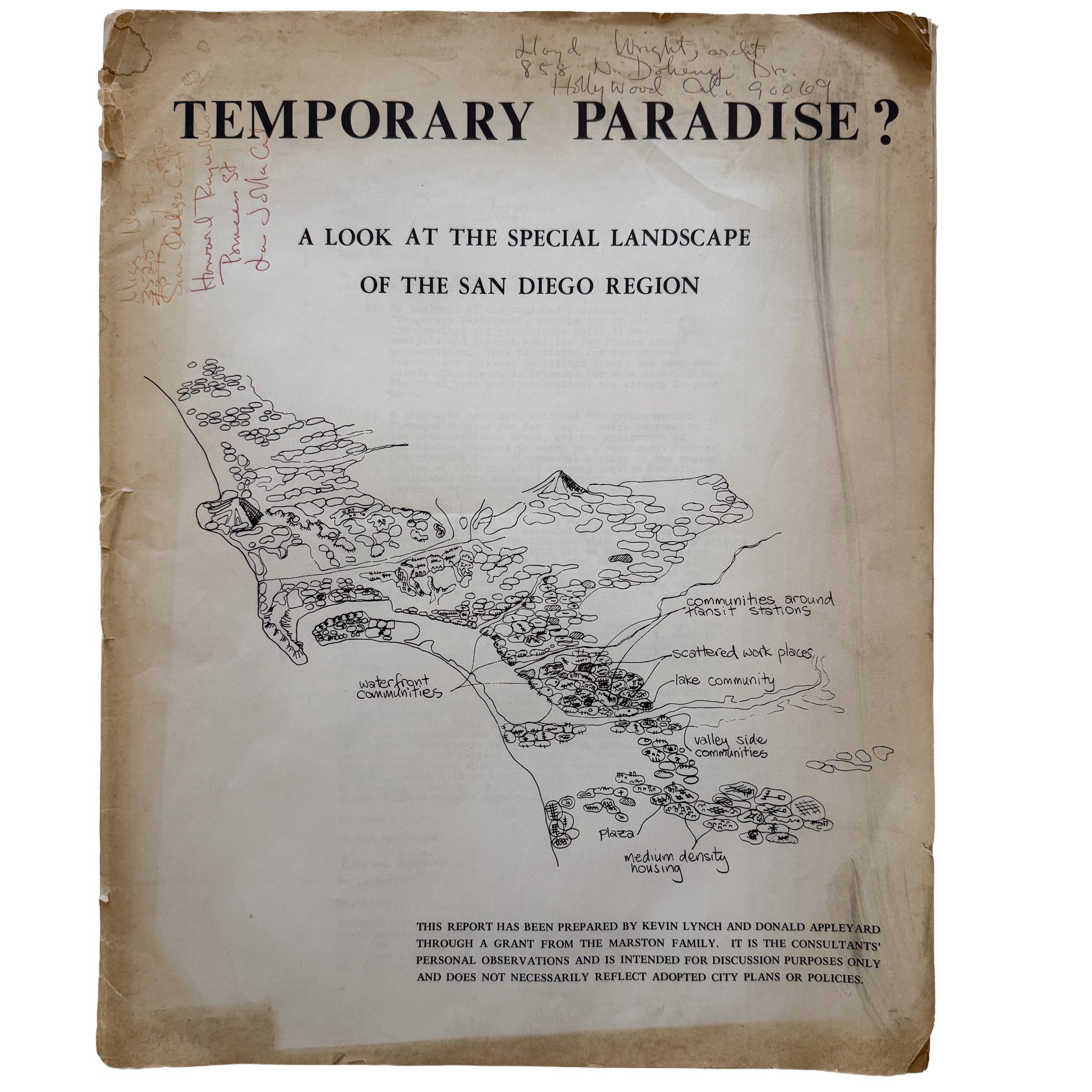 [1st ed] Temporary Paradise? A Look at the Special Landscape of the San Diego Region