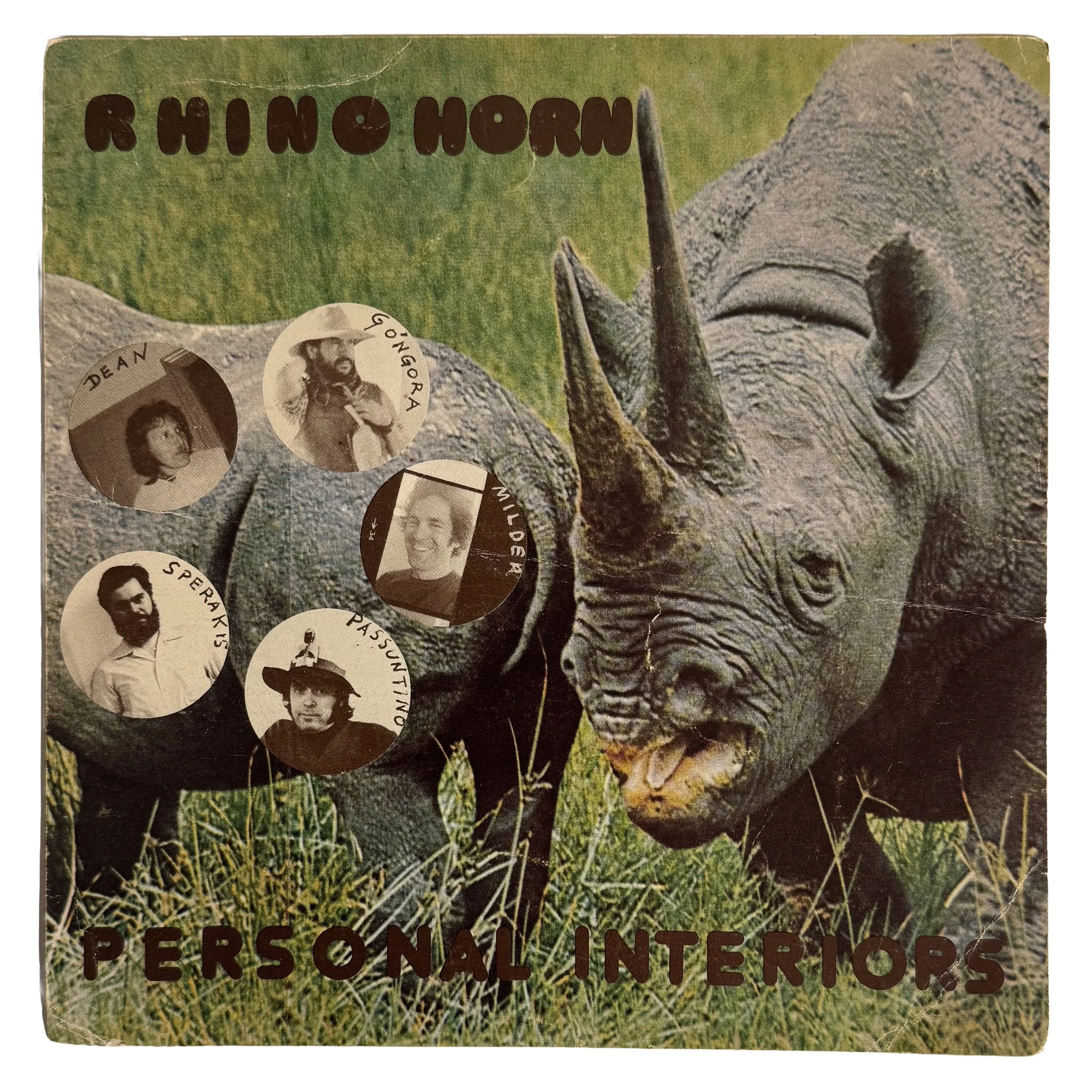 Rhino Horn: Personal Interiors (Exhibition Announcement Card, 1974)