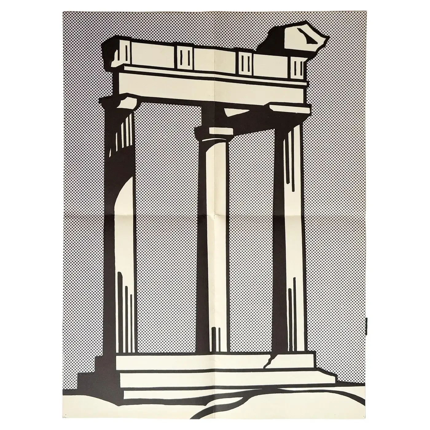 Roy Lichtenstein "Temple" (Castelli Mailer)