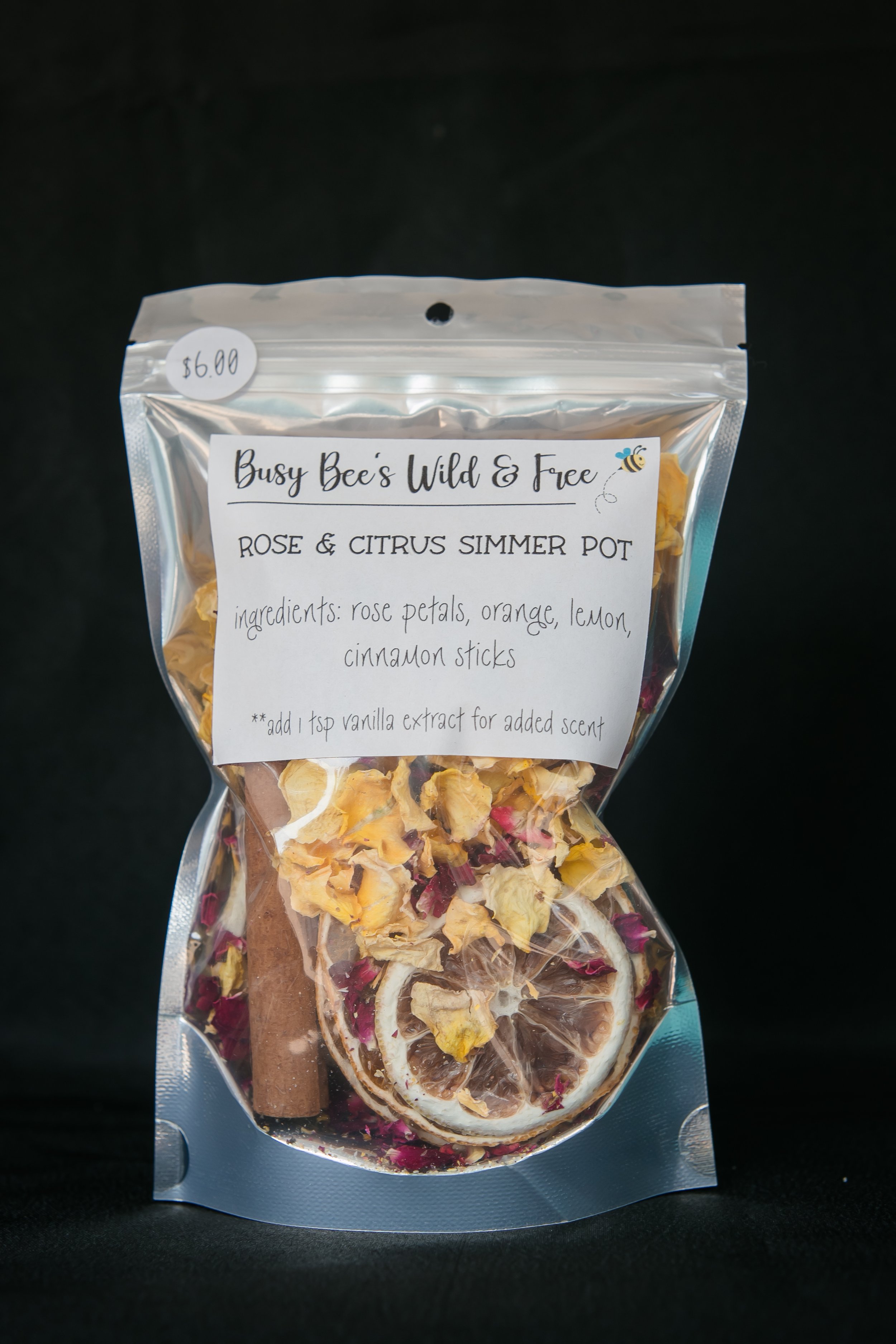 Rose & Citrus Simmer Pot