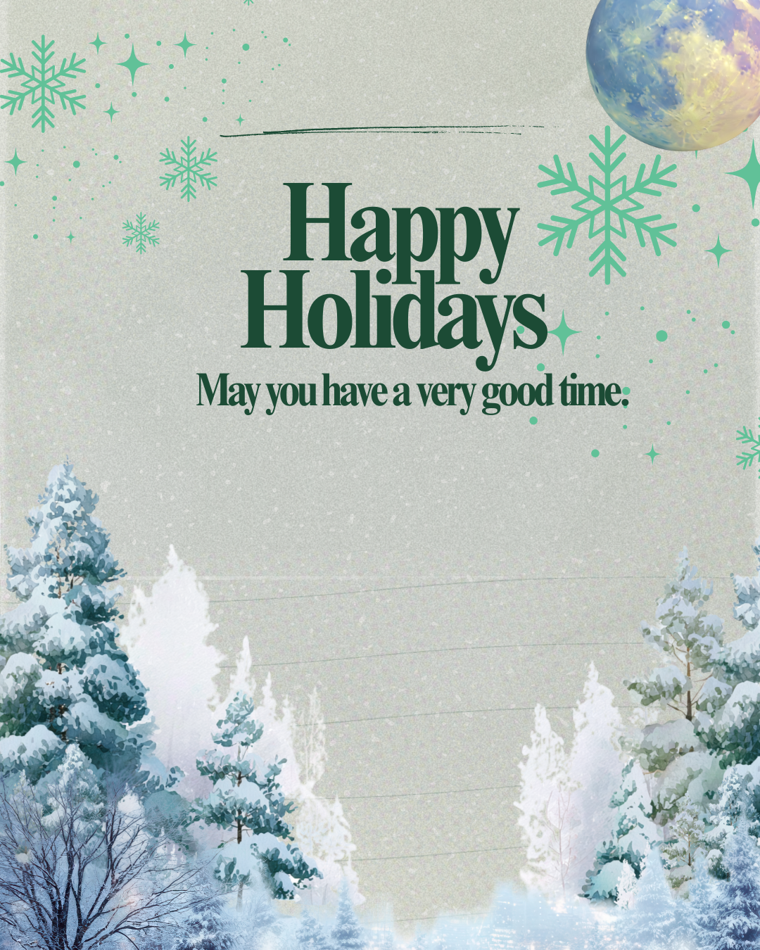 Happy Holidays- Message of Light