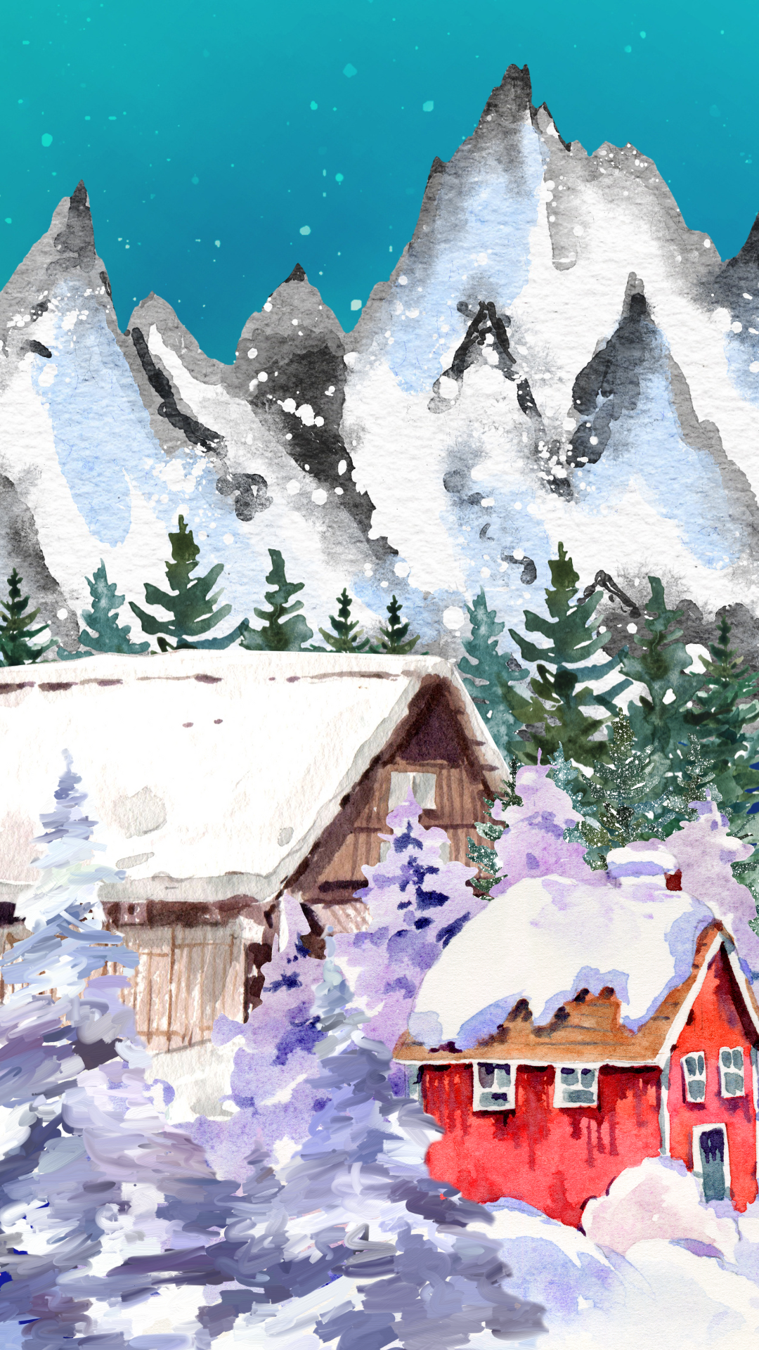 Moons and Magic- February Phone Wallpapers