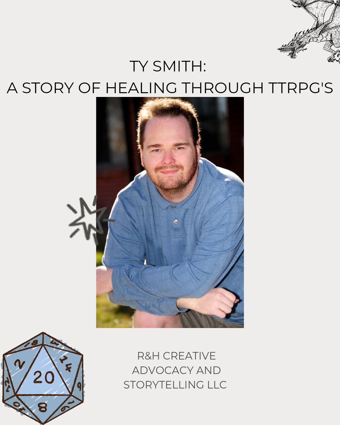 Ty Smith : A Story of Healing Through Gameplay- Mental Health Awareness Month TTRPG Project