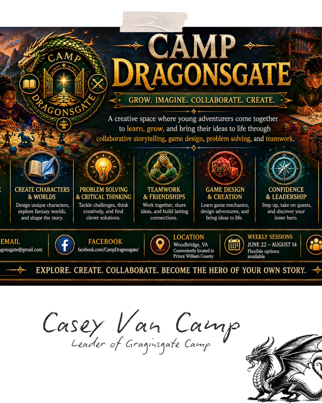 A Creators Mission-Casey Van Camp-  Mental Health Awareness Month TTRPG Colloborative